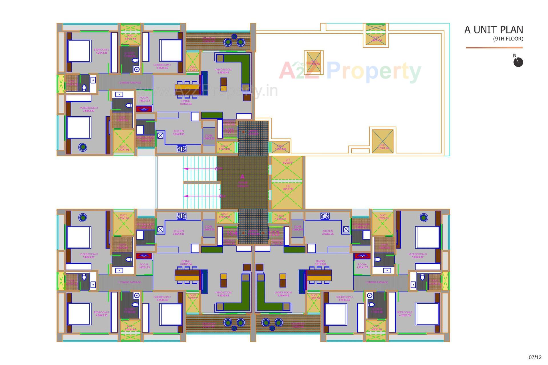 Layout of real estate project Oryn Armonia located at Hebatpur, Ahmedabad, Gujarat