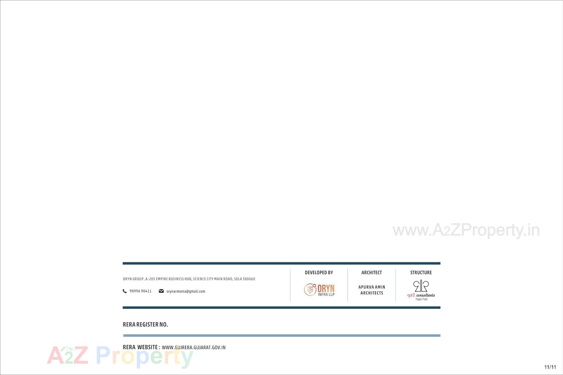  of real estate project Oryn Armonia located at Hebatpur, Ahmedabad, Gujarat