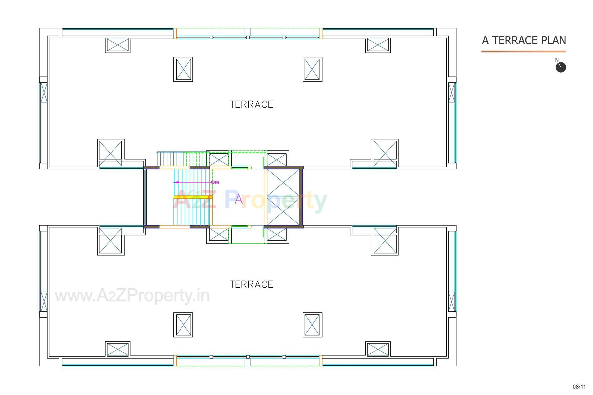 Layout of real estate project Oryn Armonia located at Hebatpur, Ahmedabad, Gujarat