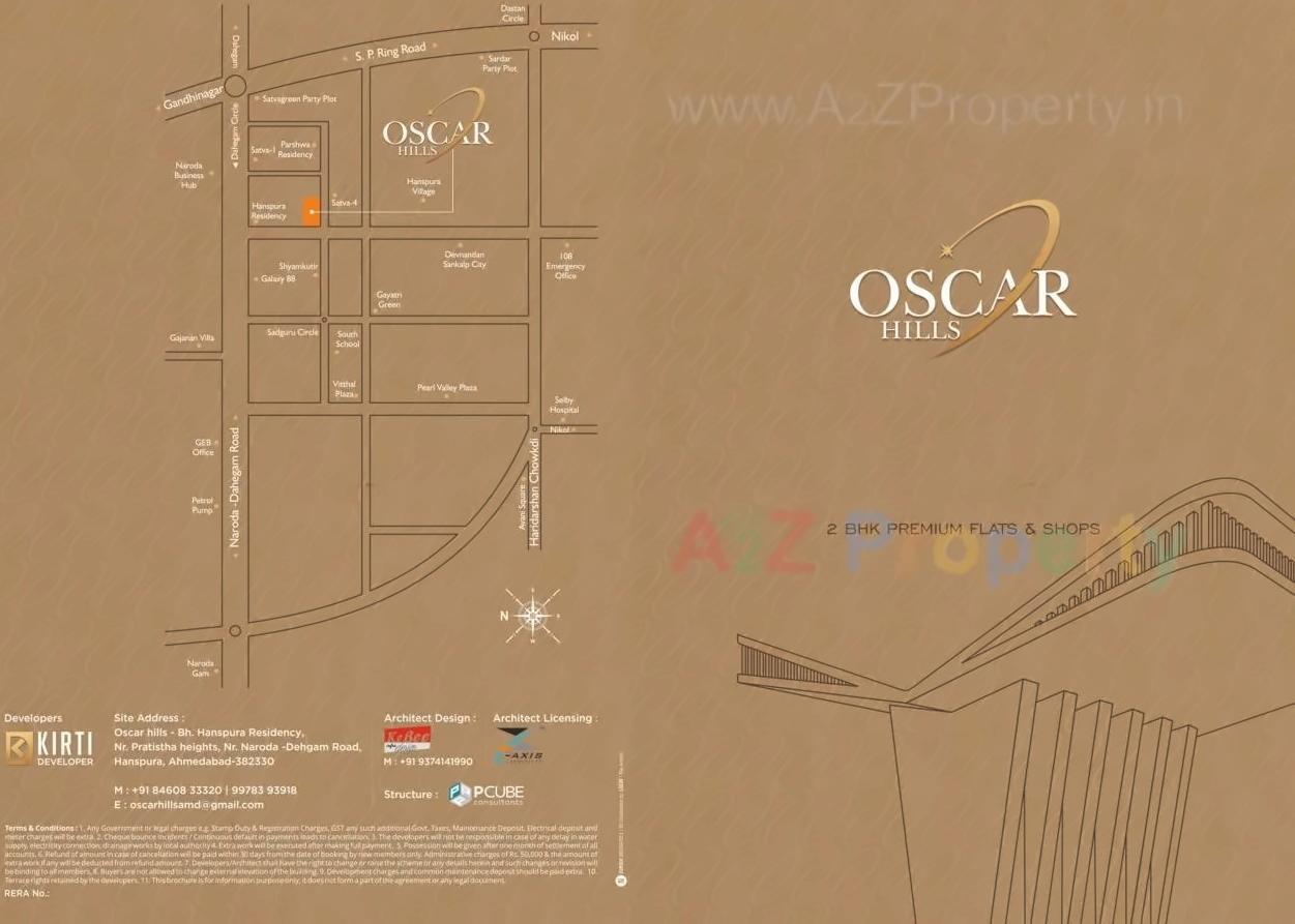  of real estate project Oscar Hills located at Hanspura, Ahmedabad, Gujarat