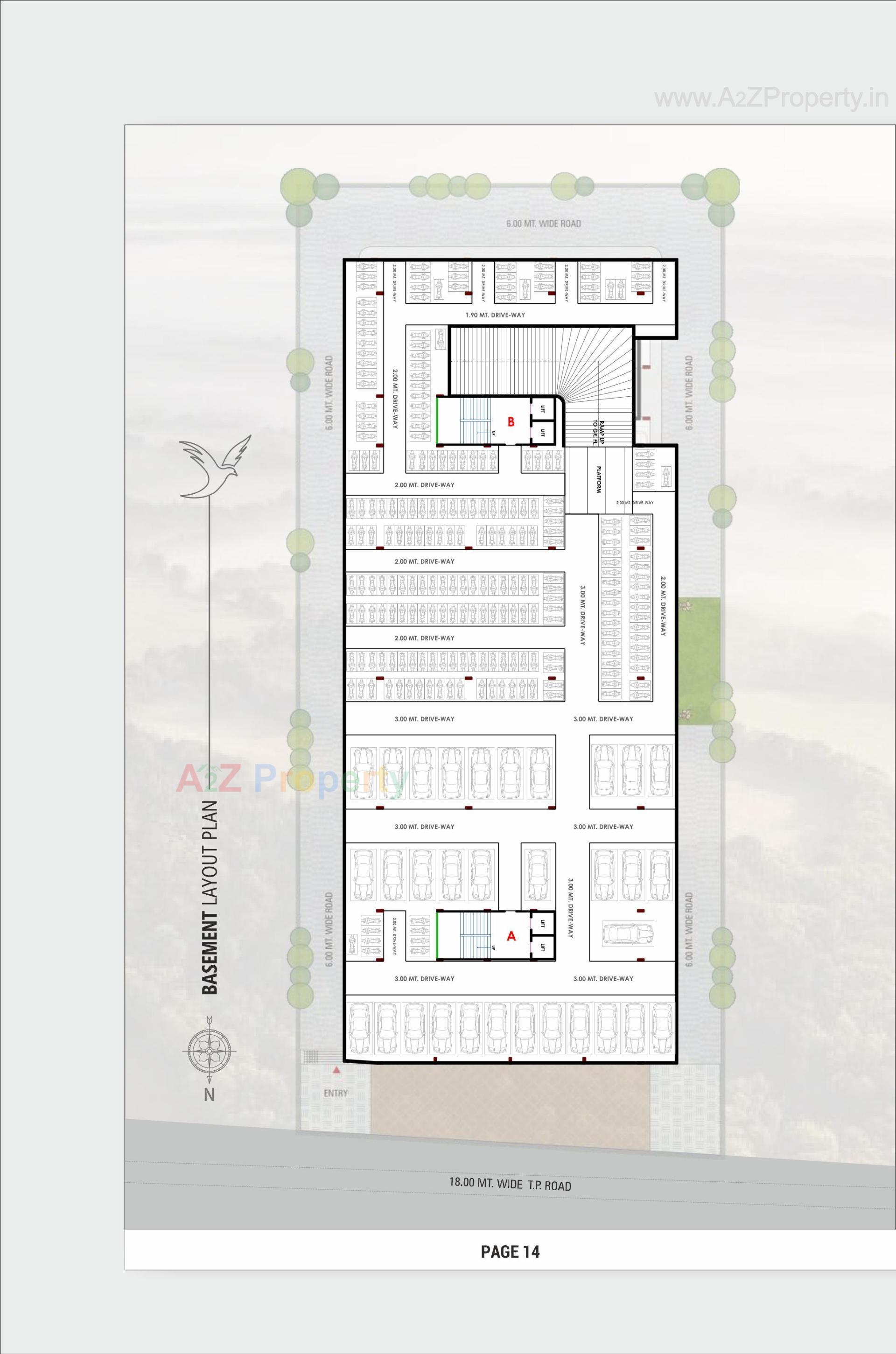 Layout of real estate project Oscar Luxuria located at Nikol, Ahmedabad, Gujarat