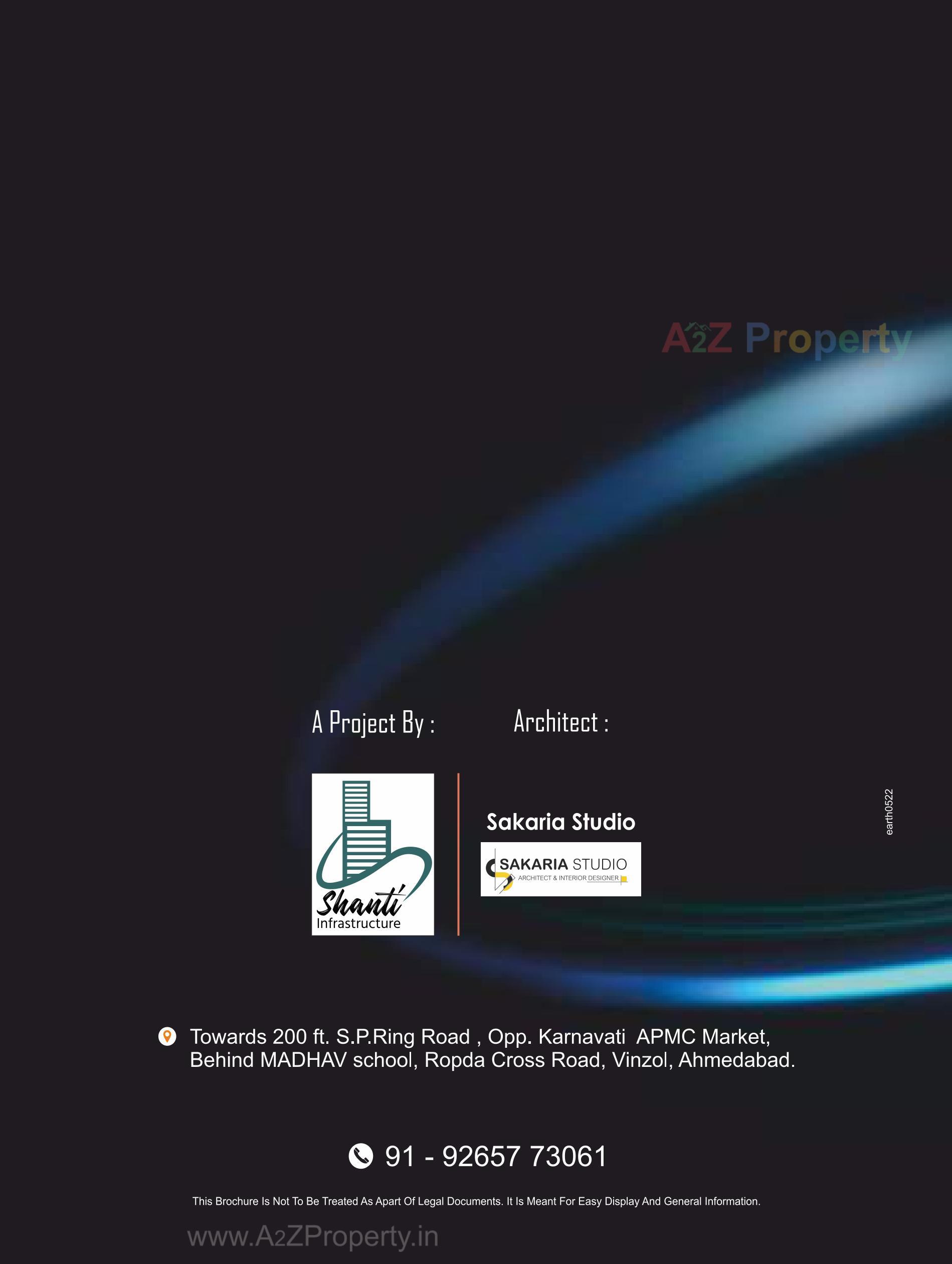  of real estate project Oum Orbit located at Vinzol, Ahmedabad, Gujarat