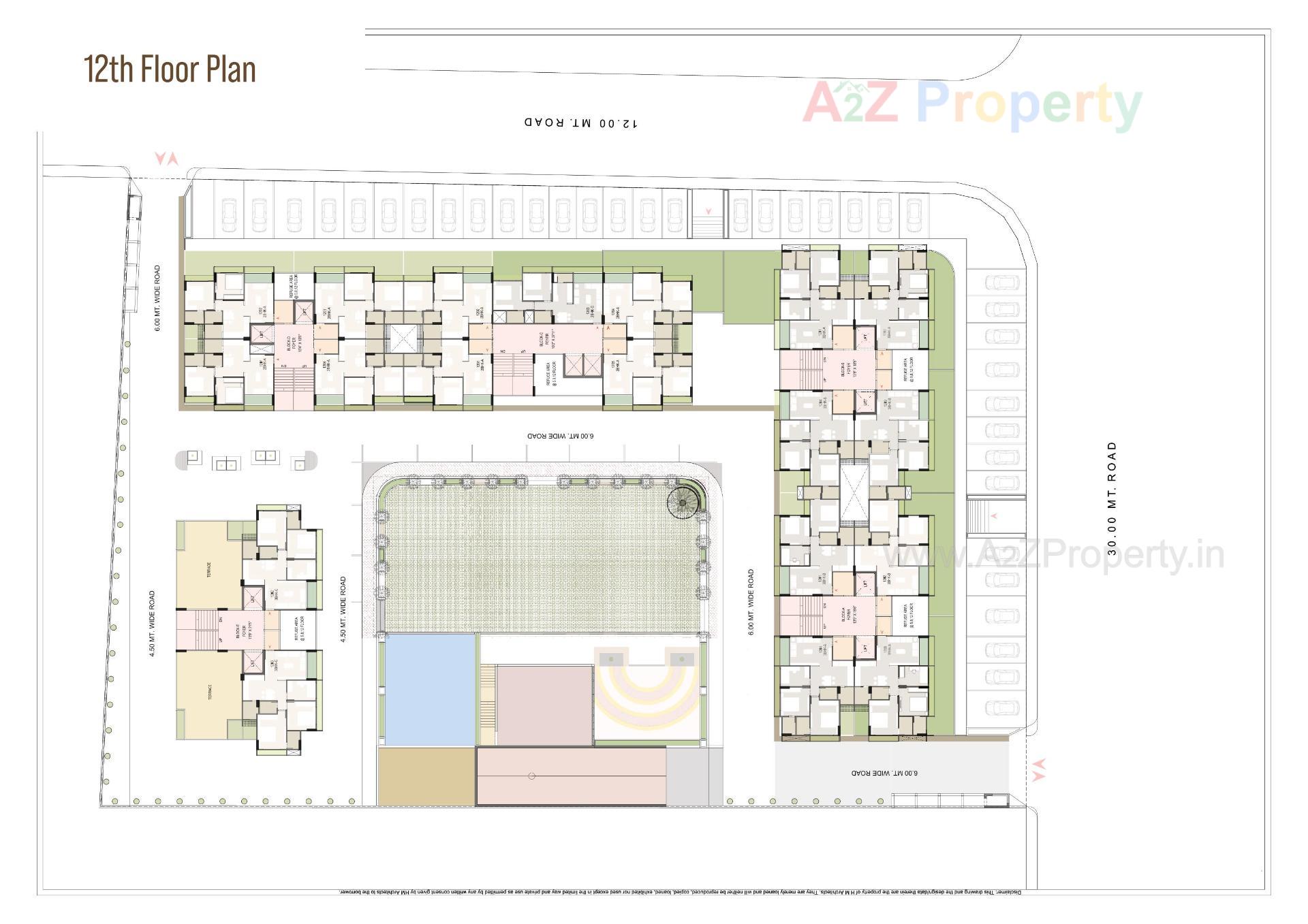 Layout of real estate project Paarijat Aamra located at Ahmedabad, Ahmedabad, Gujarat