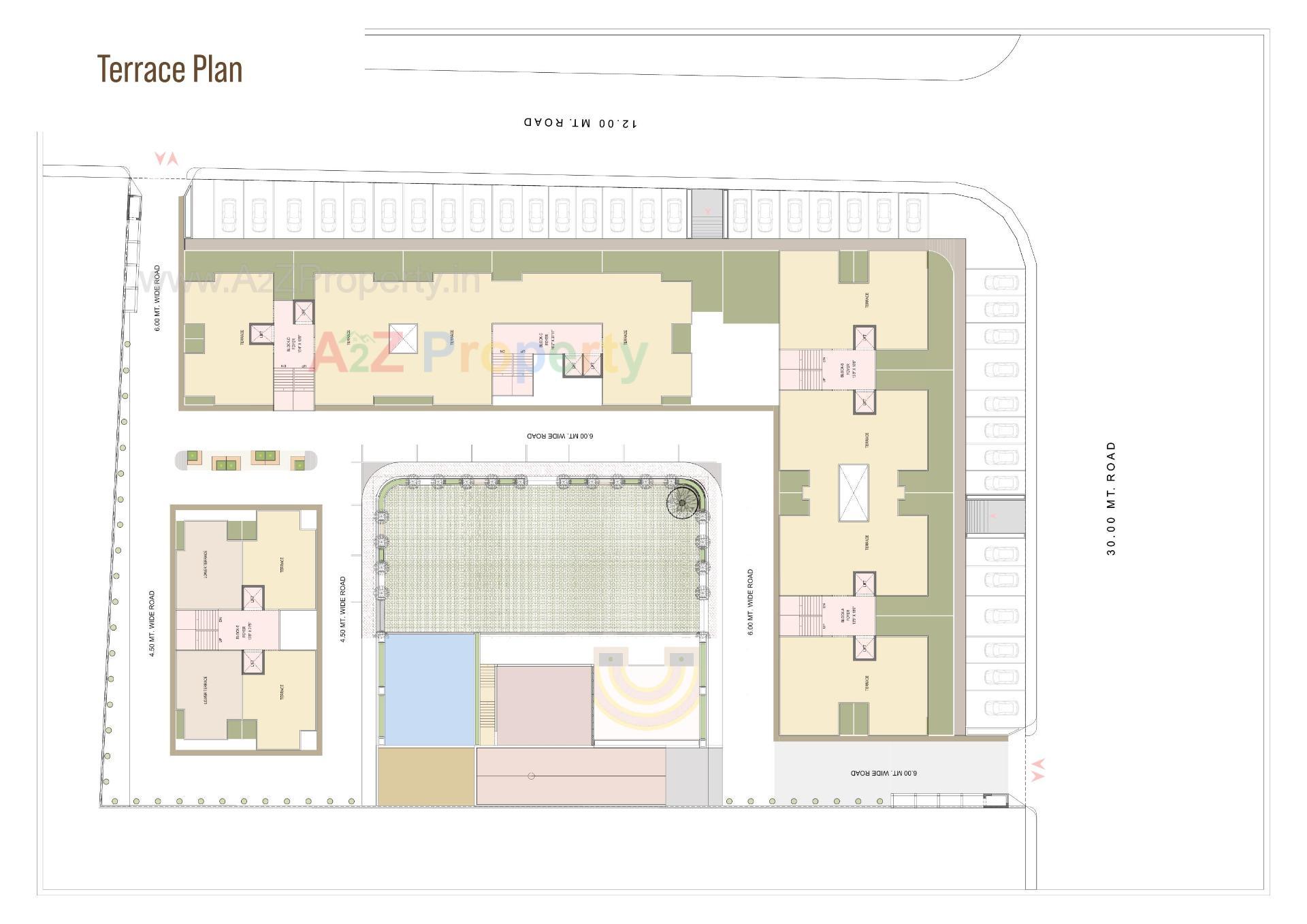 Layout of real estate project Paarijat Aamra located at Ahmedabad, Ahmedabad, Gujarat