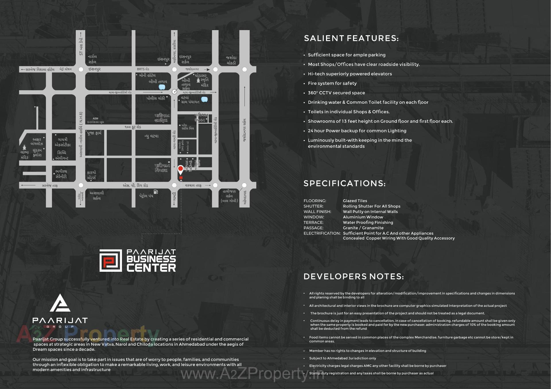  of real estate project Paarijat Business Center located at Vatva, Ahmedabad, Gujarat