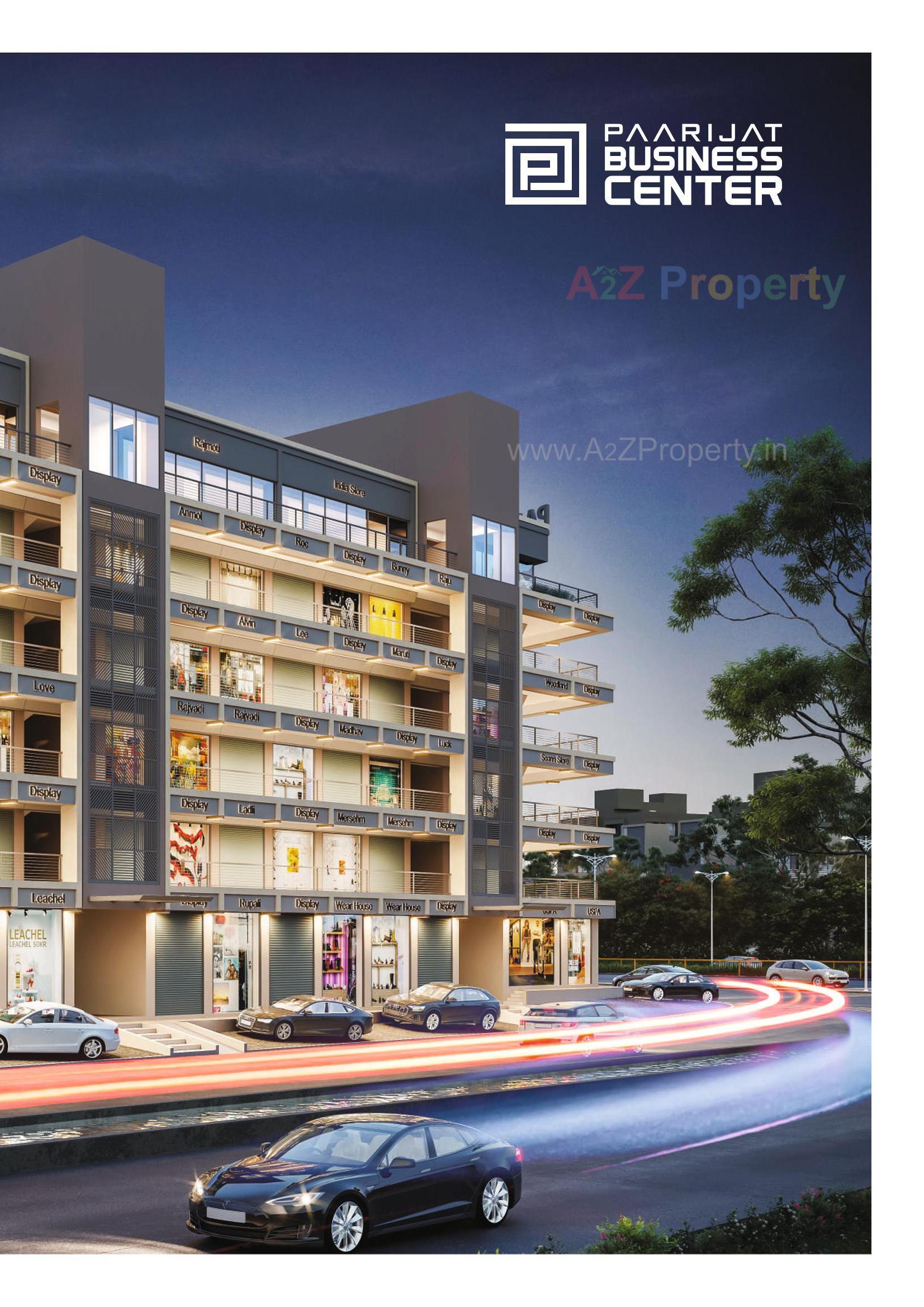 3D Elevation of real estate project Paarijat Business Center located at Vatva, Ahmedabad, Gujarat