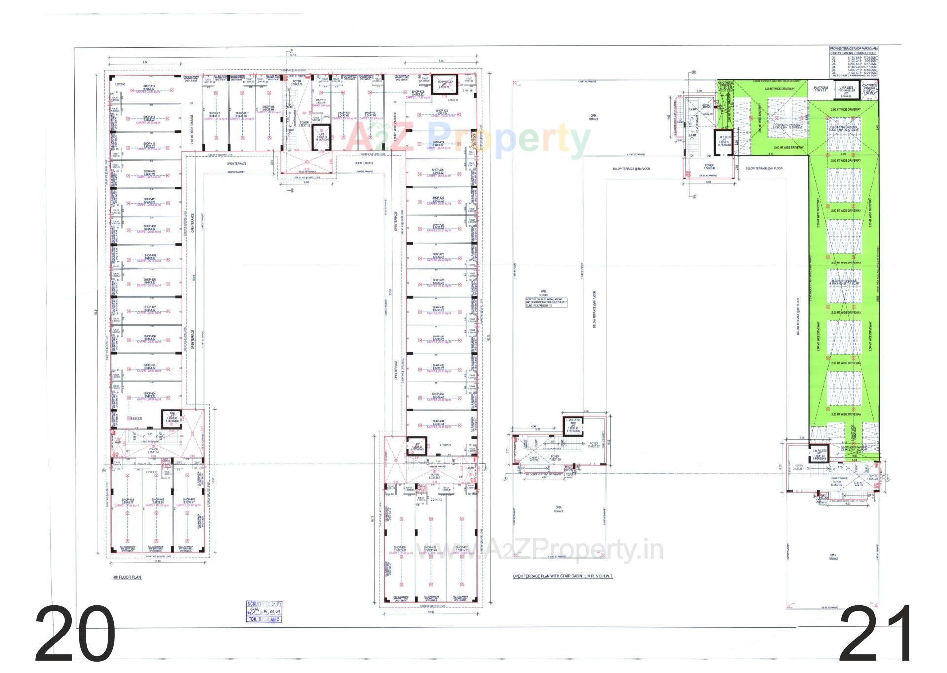 Layout of real estate project Paarijat  Hub located at Ahmedabad, Ahmedabad, Gujarat