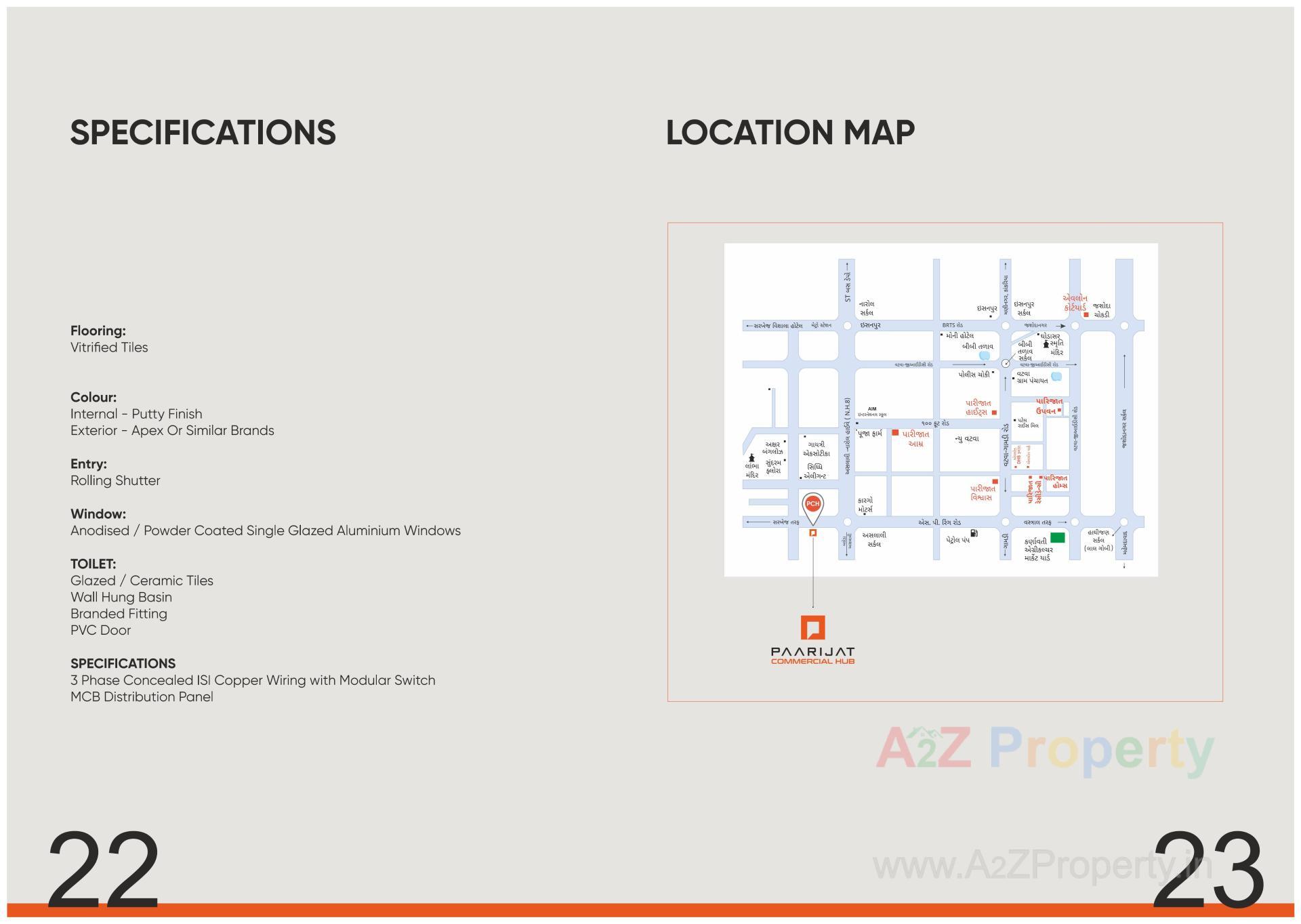  of real estate project Paarijat  Hub located at Ahmedabad, Ahmedabad, Gujarat