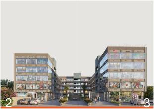 Elevation of real estate project Paarijat  Hub located at Ahmedabad, Ahmedabad, Gujarat