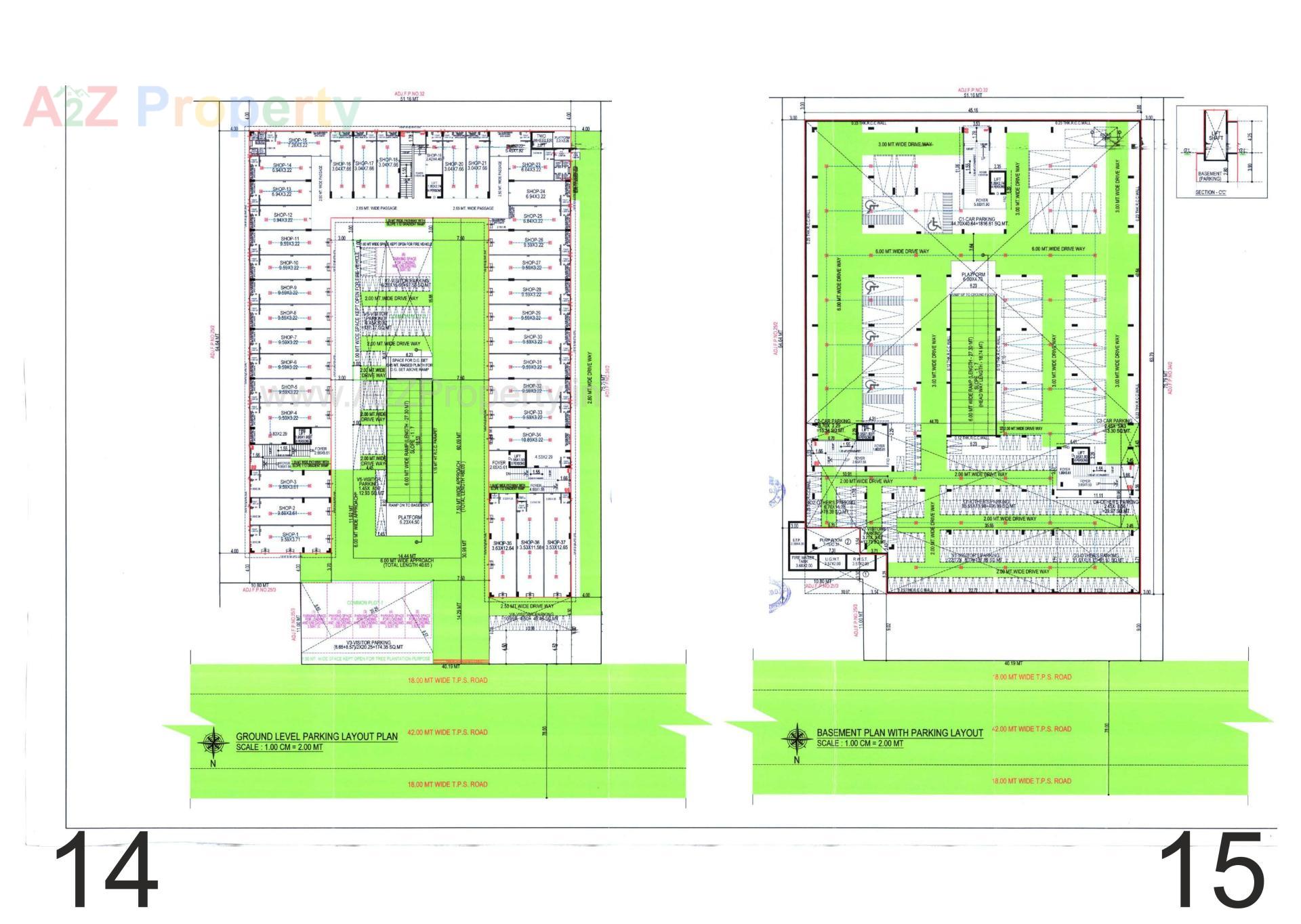 Layout of real estate project Paarijat  Hub located at Ahmedabad, Ahmedabad, Gujarat