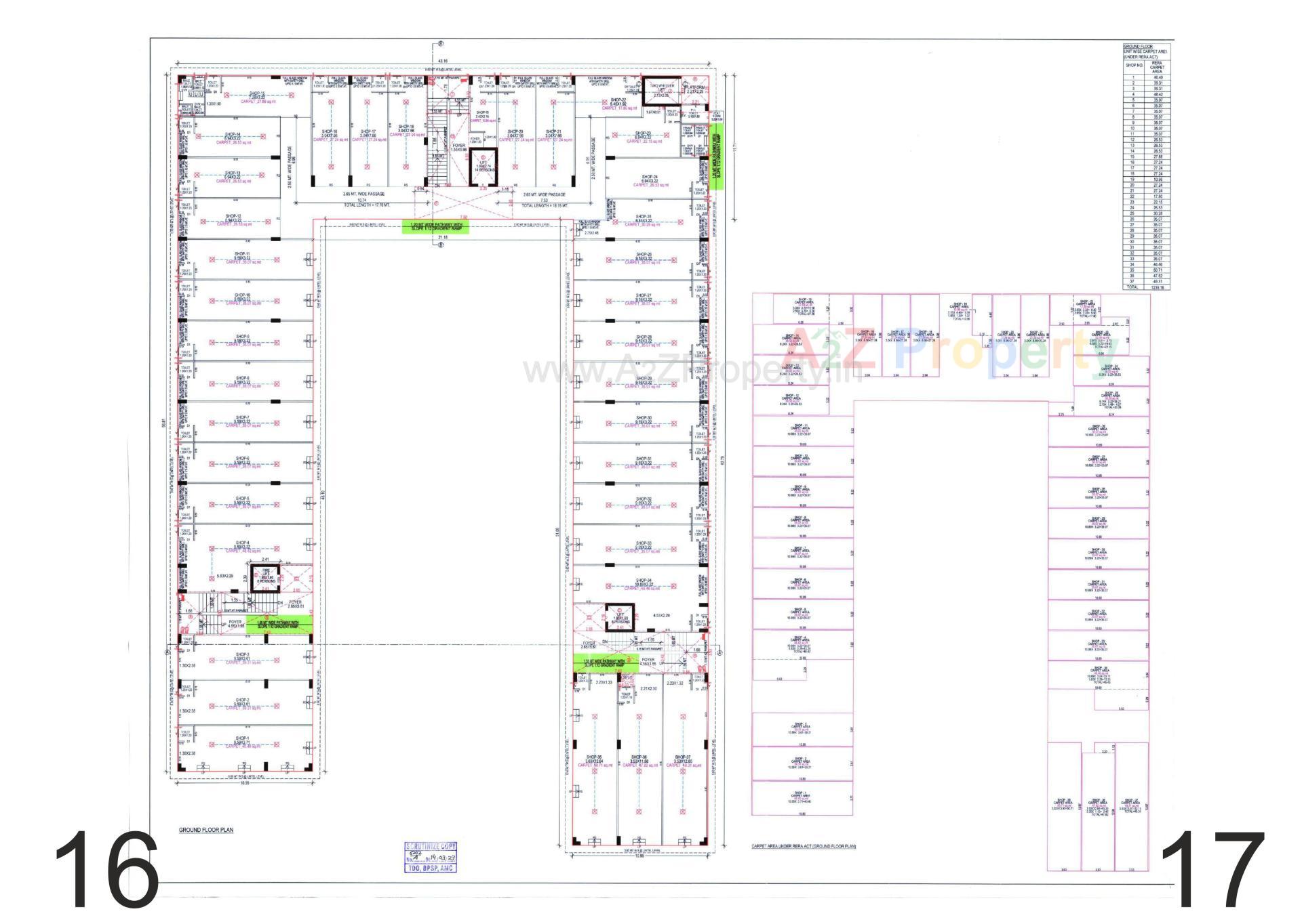 Layout of real estate project Paarijat  Hub located at Ahmedabad, Ahmedabad, Gujarat