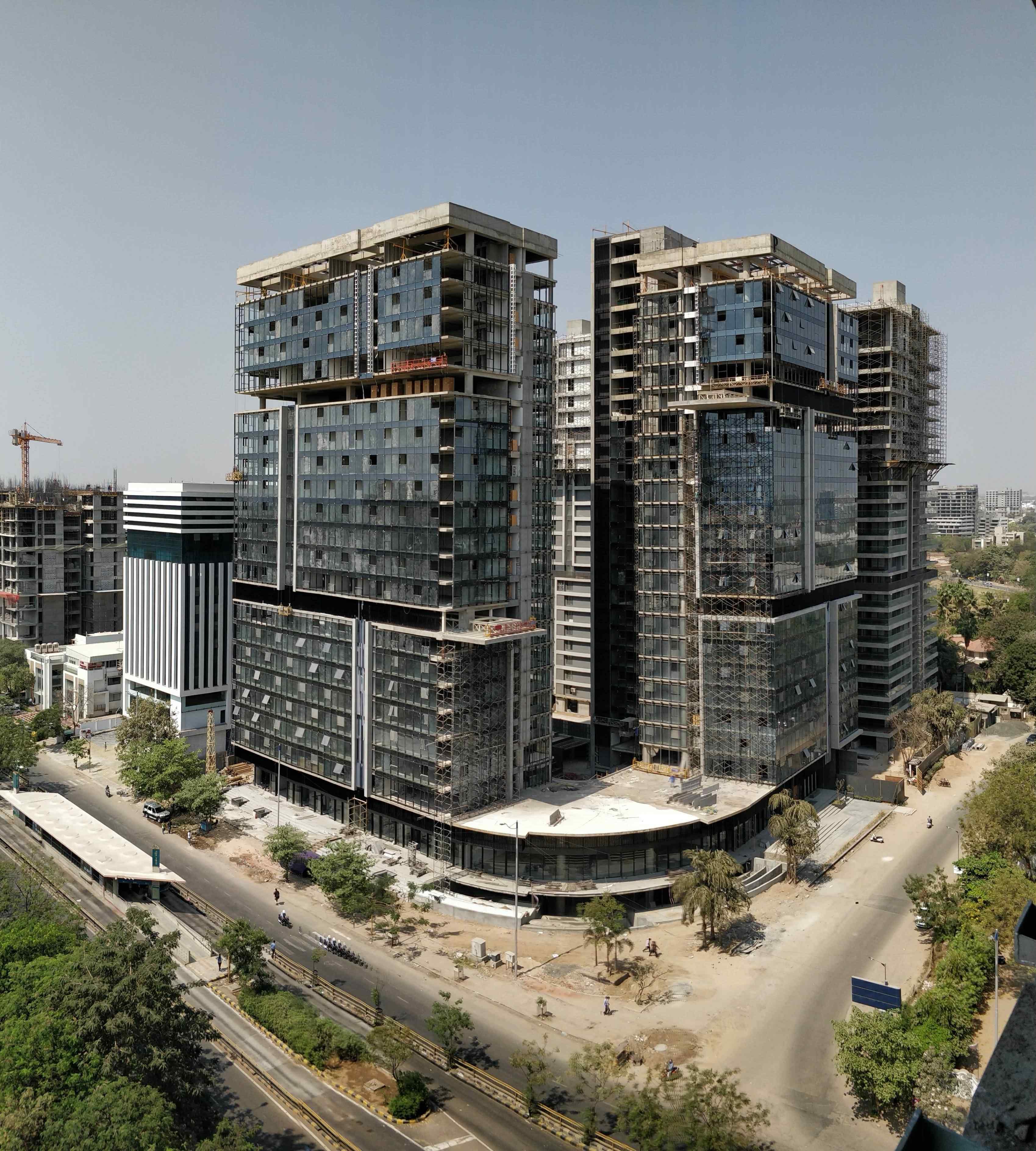 15081_const of real estate project Paarijat Eclat Privilon located at Jodhpur, Ahmedabad, Gujarat