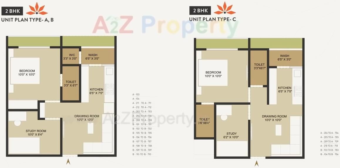 Layout of real estate project Paarijat Heights located at Vatva, Ahmedabad, Gujarat