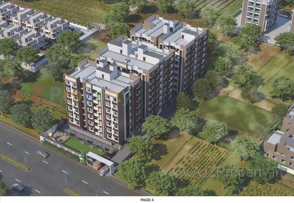 3D Elevation of real estate project Paavan Residency located at Hanspura, Ahmedabad, Gujarat