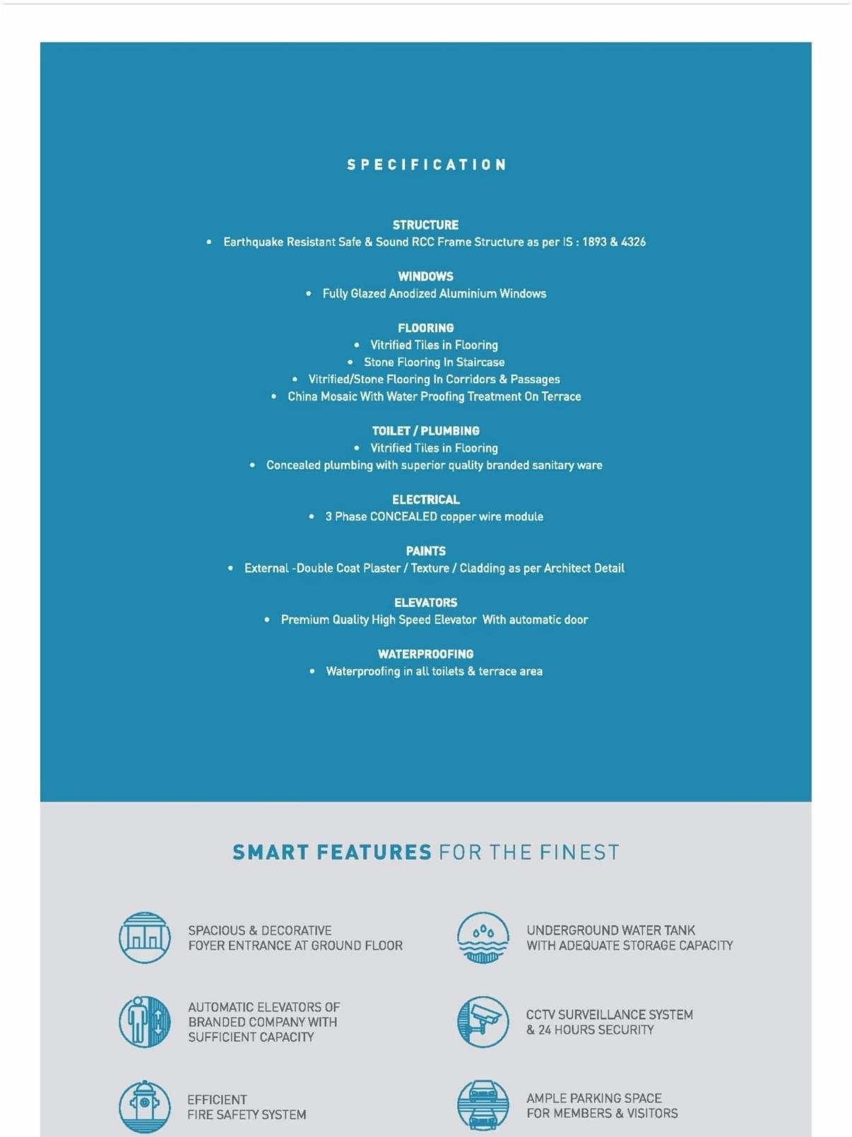  of real estate project Palak Prime located at Ambli, Ahmedabad, Gujarat