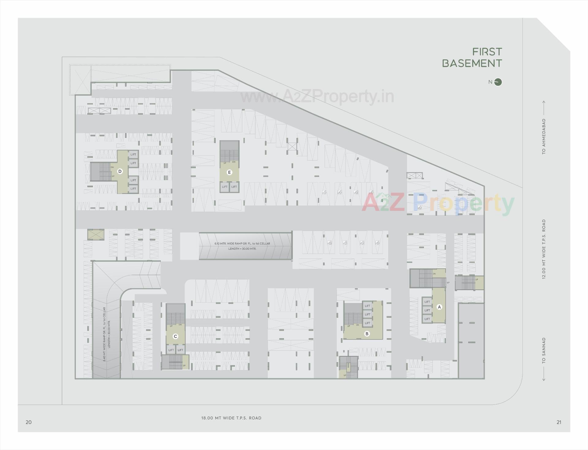 Layout of real estate project Palash Homes located at Sarkhej, Ahmedabad, Gujarat