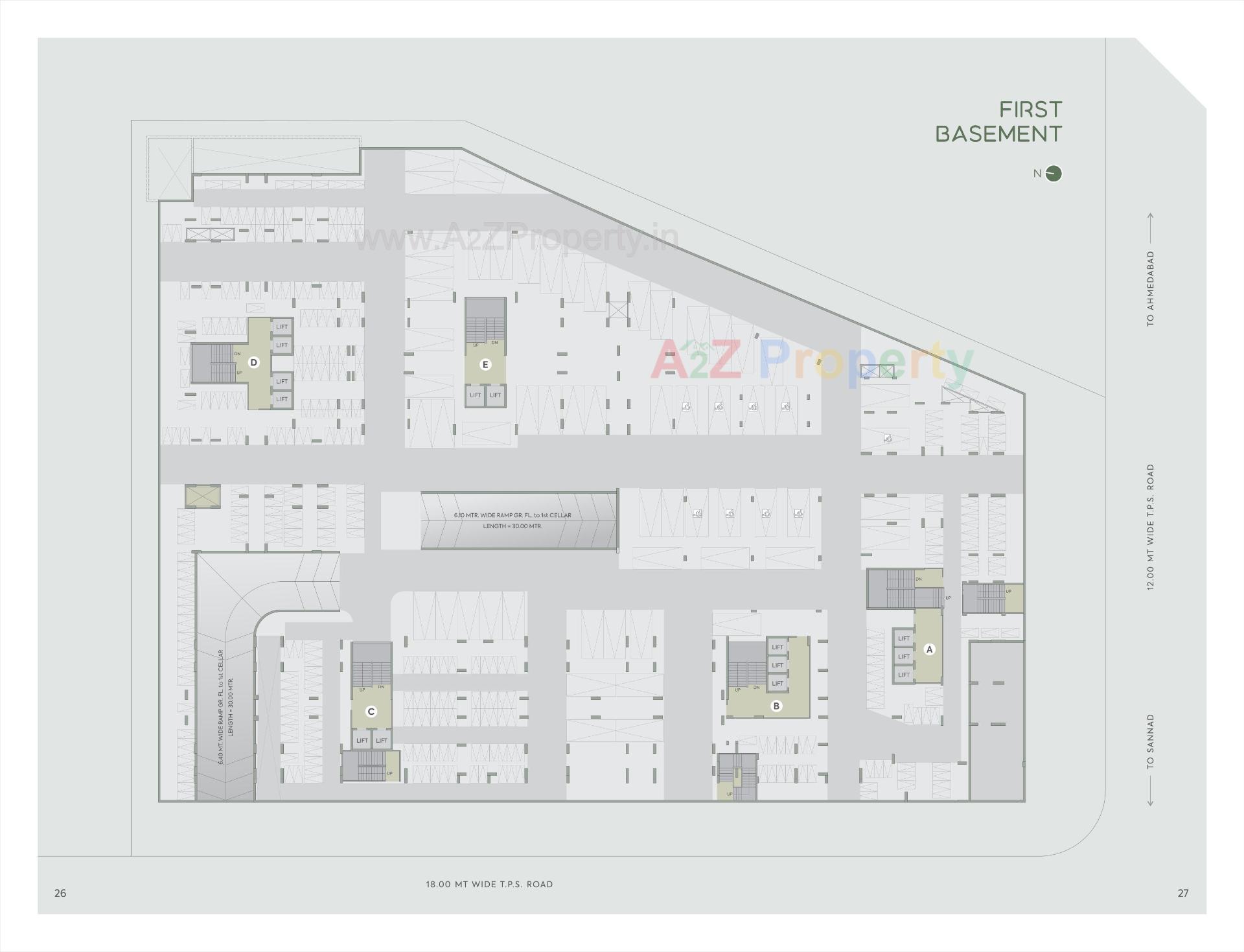 Layout of real estate project Palash Homes located at Sarkhej, Ahmedabad, Gujarat
