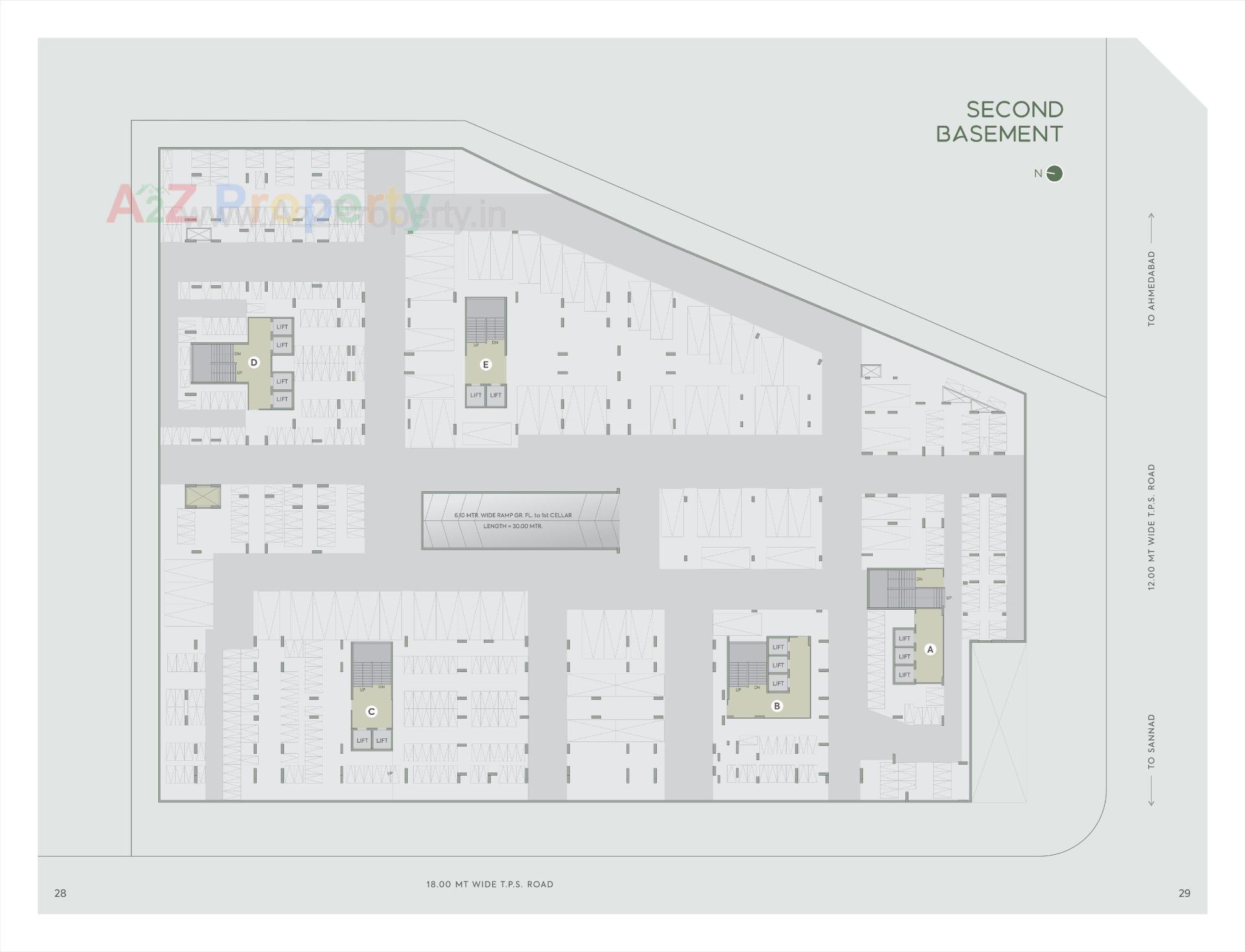 Layout of real estate project Palash Homes located at Sarkhej, Ahmedabad, Gujarat