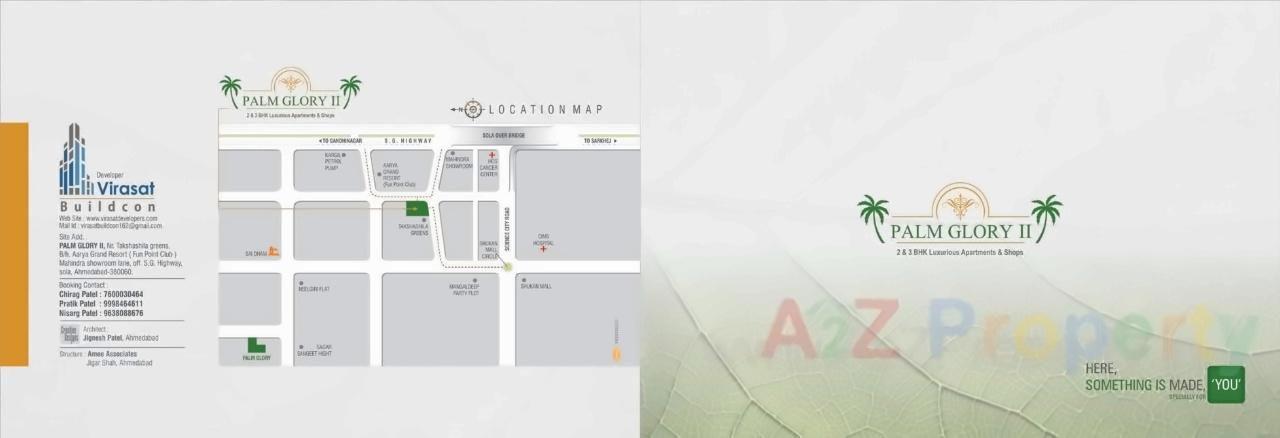  of real estate project Palm Glory located at Sola, Ahmedabad, Gujarat