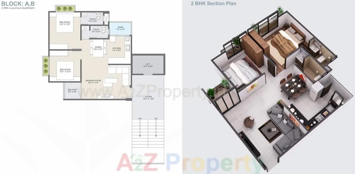 Layout of real estate project Pancham Kimberly located at Zundal, Ahmedabad, Gujarat