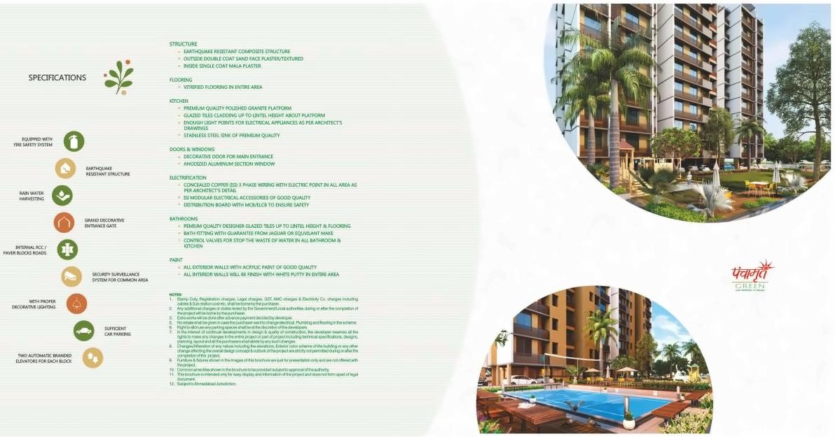  of real estate project Panchamrut Green located at Shilaj, Ahmedabad, Gujarat