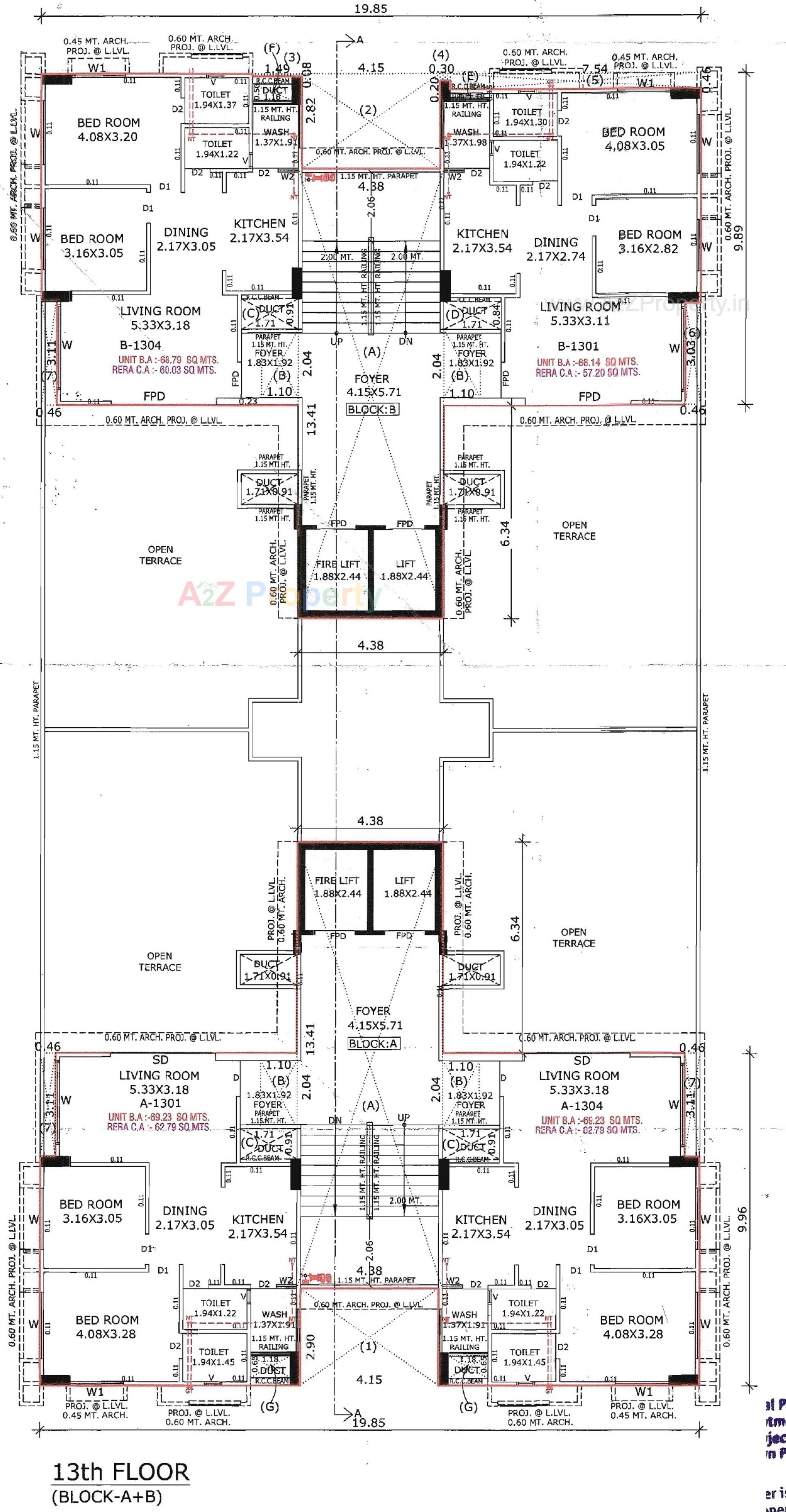 Layout of real estate project Panchamrut Skyz located at Saij, Ahmedabad, Gujarat