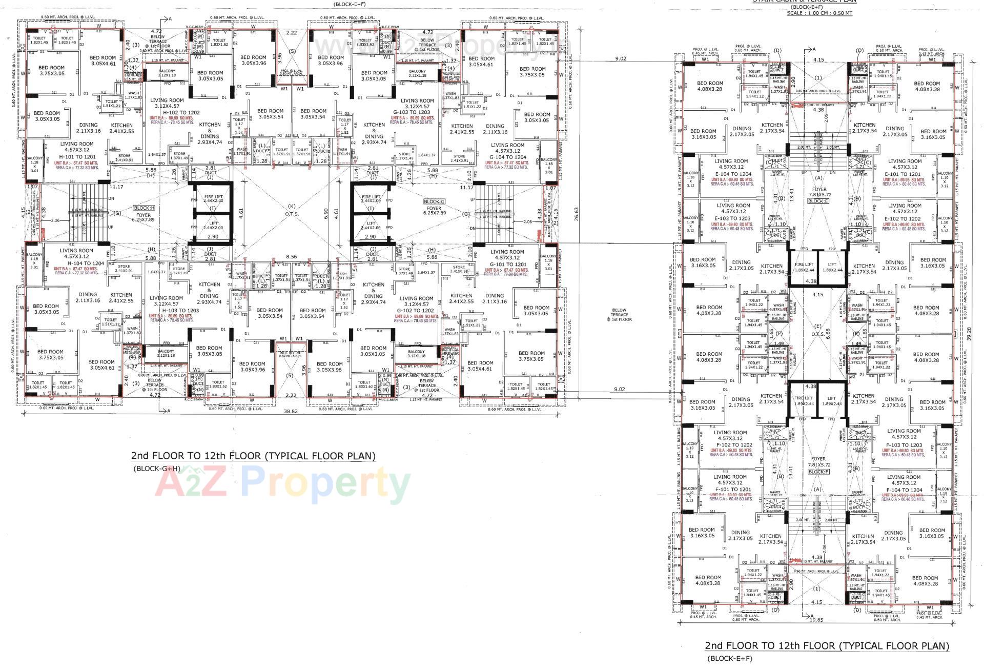 Layout of real estate project Panchamrut Skyz located at Saij, Ahmedabad, Gujarat