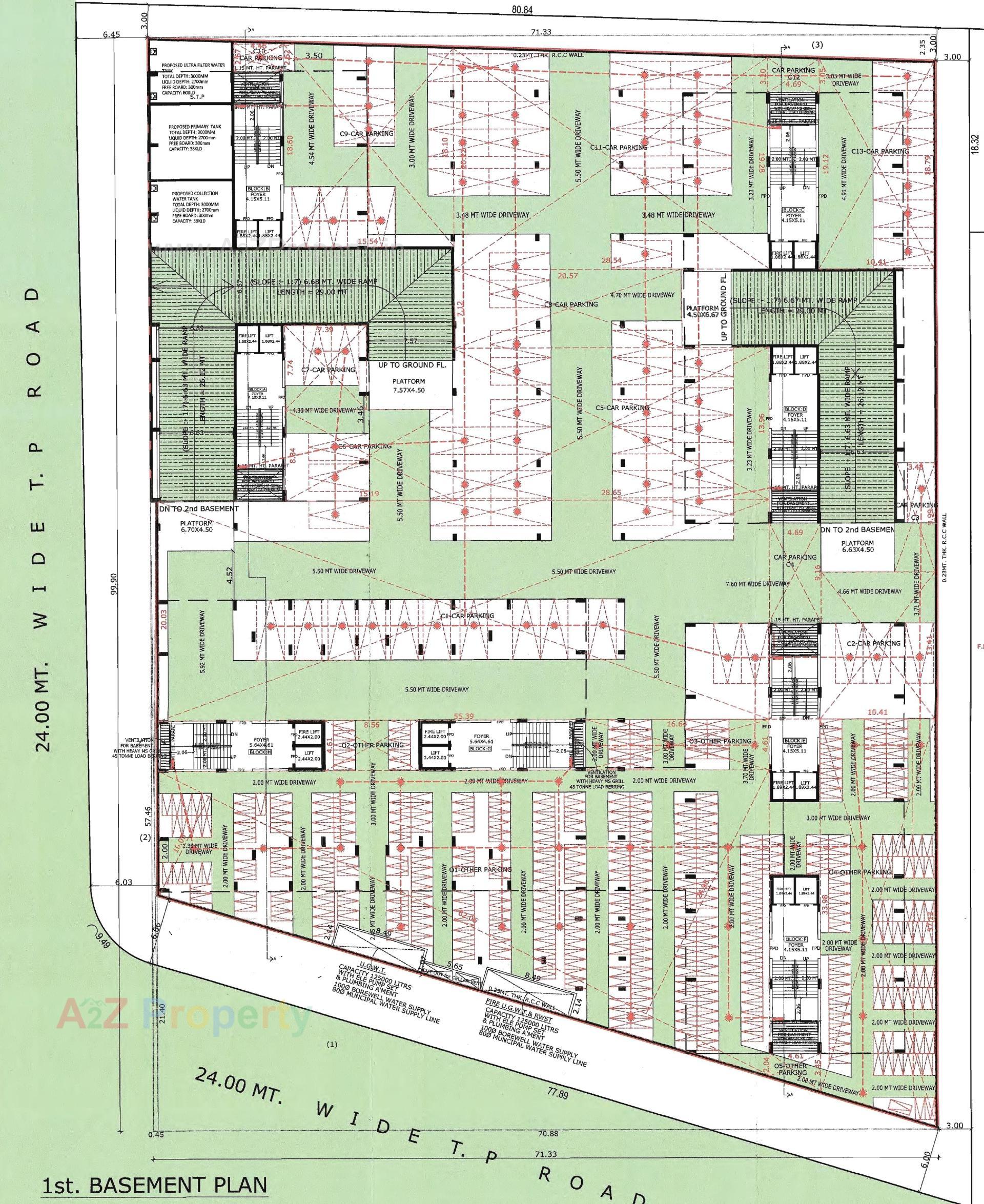 Layout of real estate project Panchamrut Skyz located at Saij, Ahmedabad, Gujarat