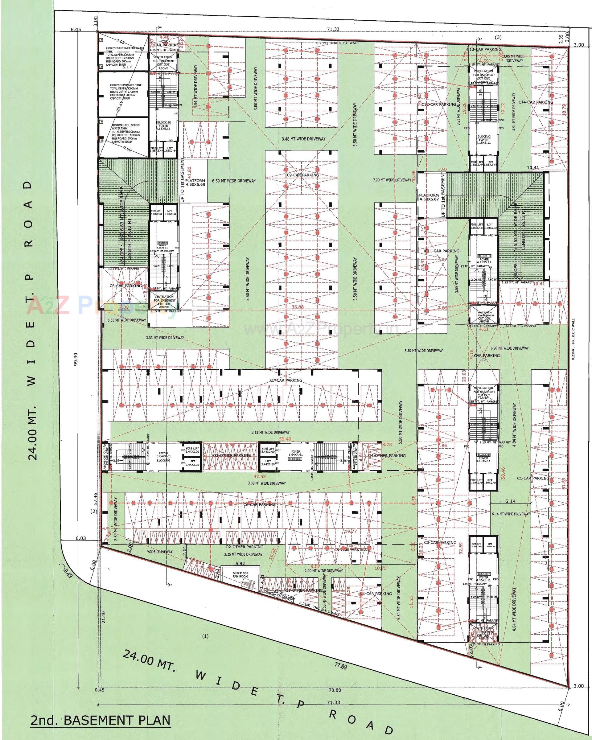 Layout of real estate project Panchamrut Skyz located at Saij, Ahmedabad, Gujarat