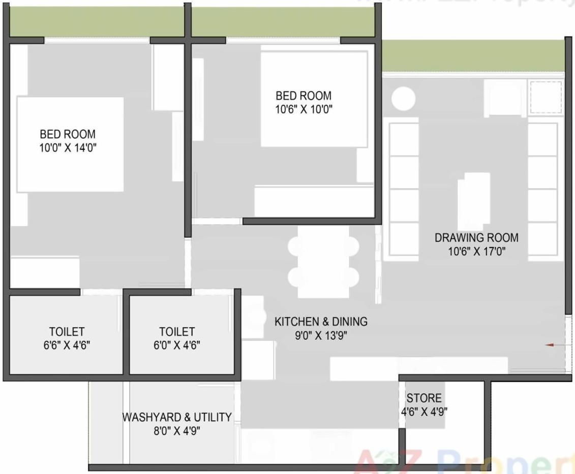 Layout of real estate project Panchmukhi Hexa located at Bopal, Ahmedabad, Gujarat