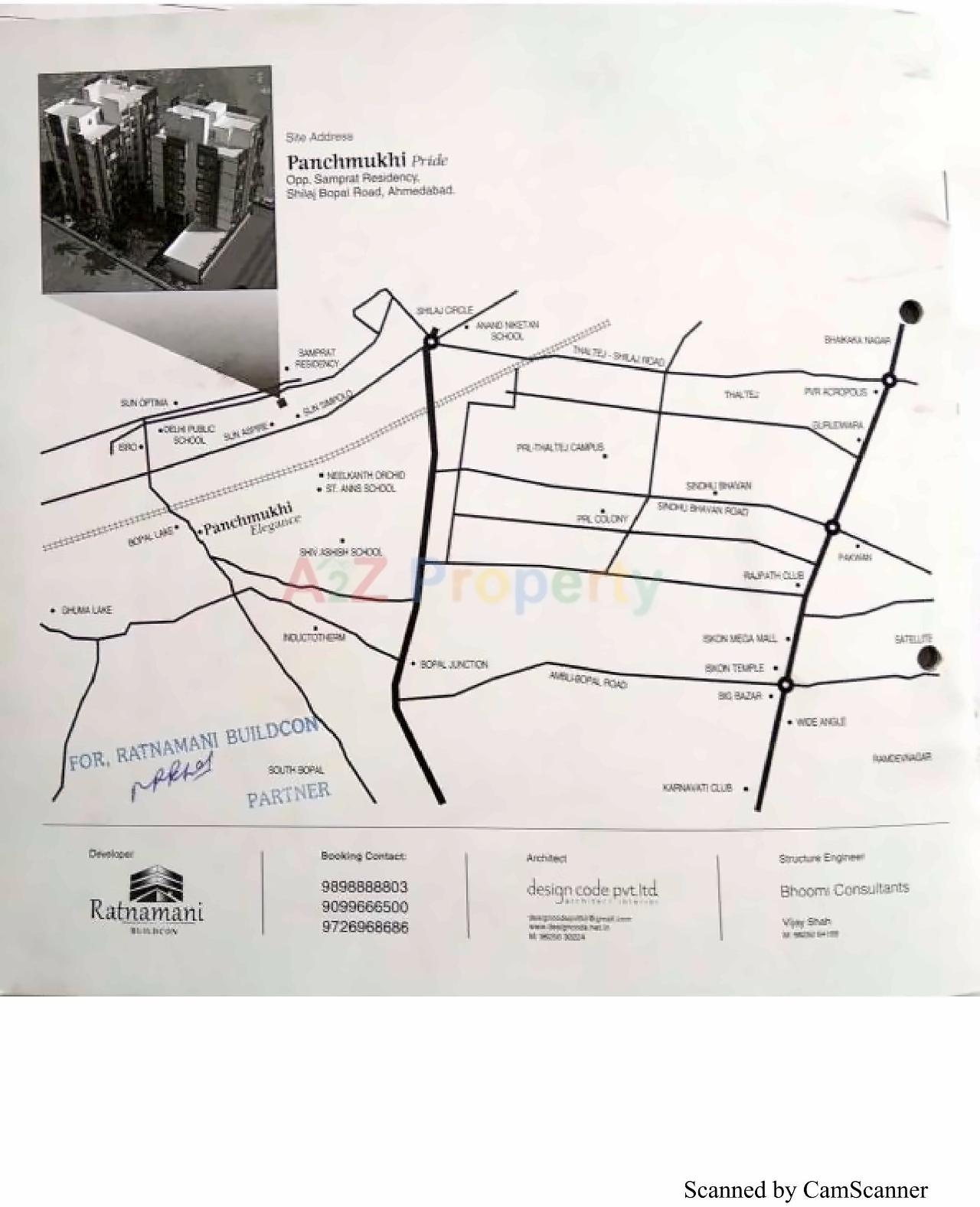  of real estate project Panchmukhi Pride located at Bopal, Ahmedabad, Gujarat