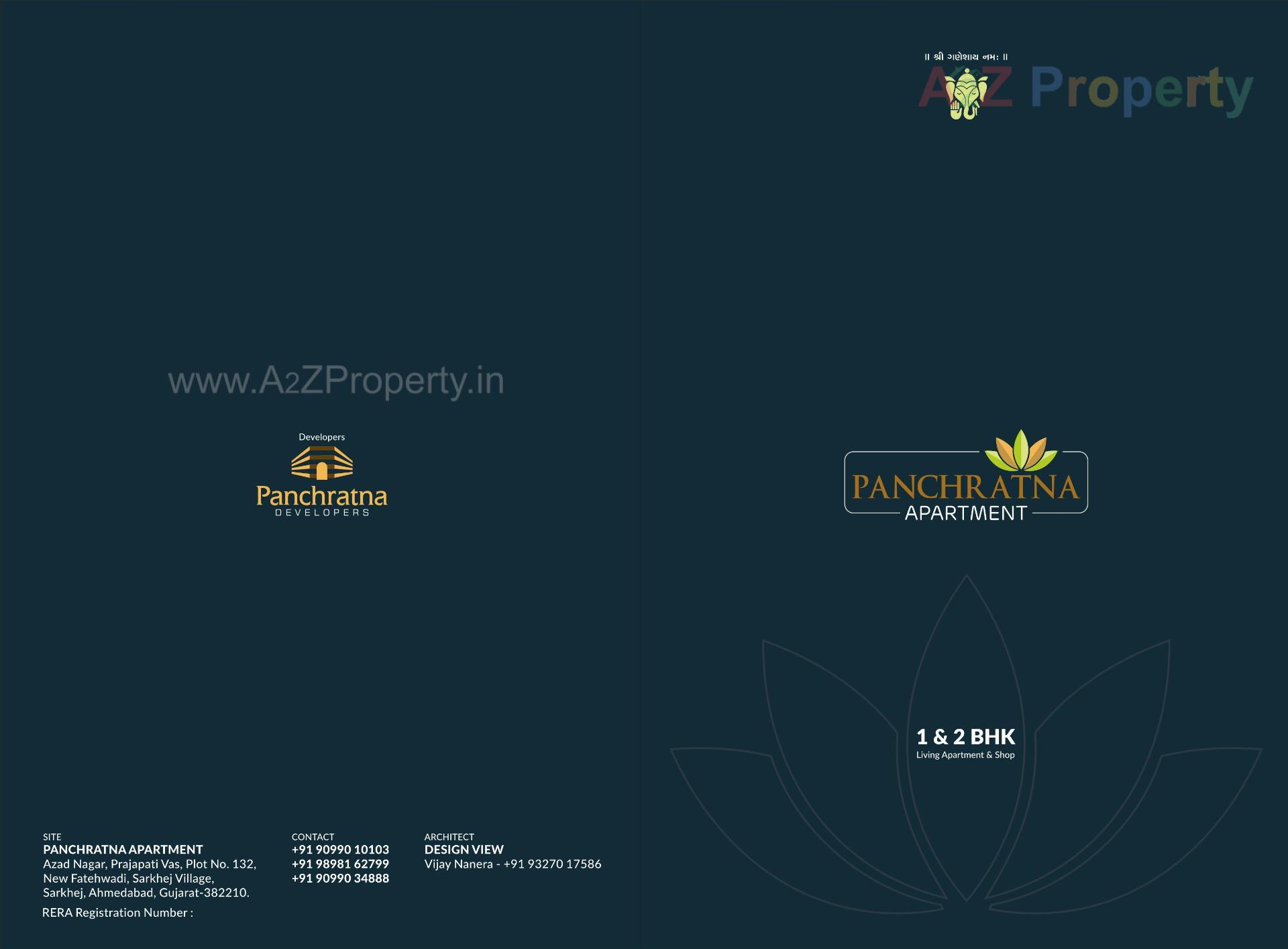  of real estate project Panchratna Apartment located at Fatehwadi, Ahmedabad, Gujarat