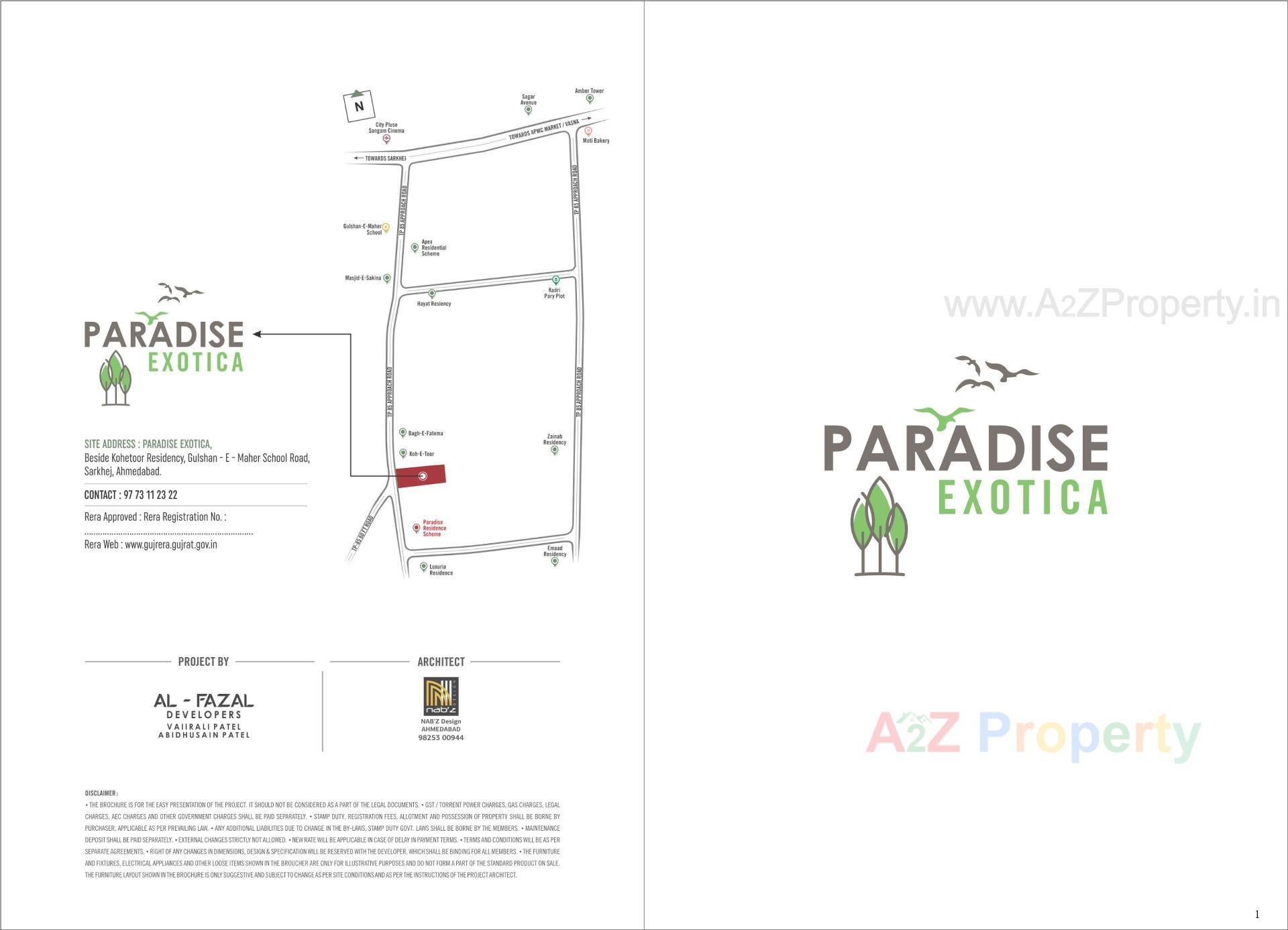  of real estate project Paradise Exotica located at Sarkhej, Ahmedabad, Gujarat