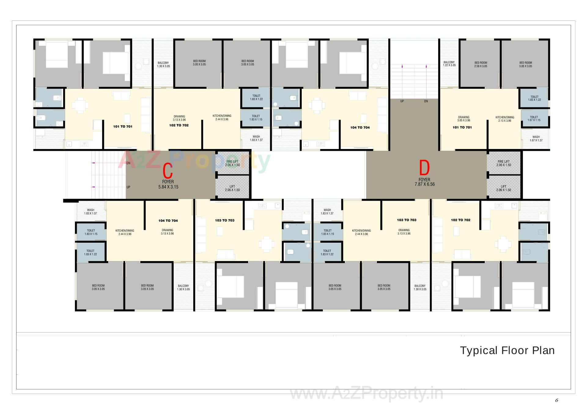 Layout of real estate project Paradise Palm located at Vatva, Ahmedabad, Gujarat