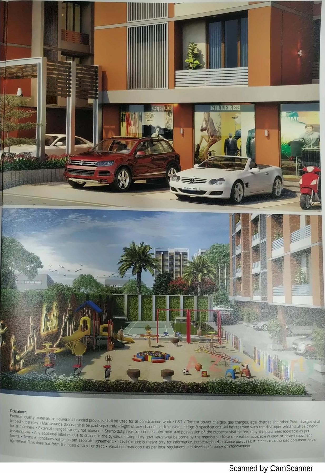 3D Elevation of real estate project Paradise located at Ahmedabad, Ahmedabad, Gujarat