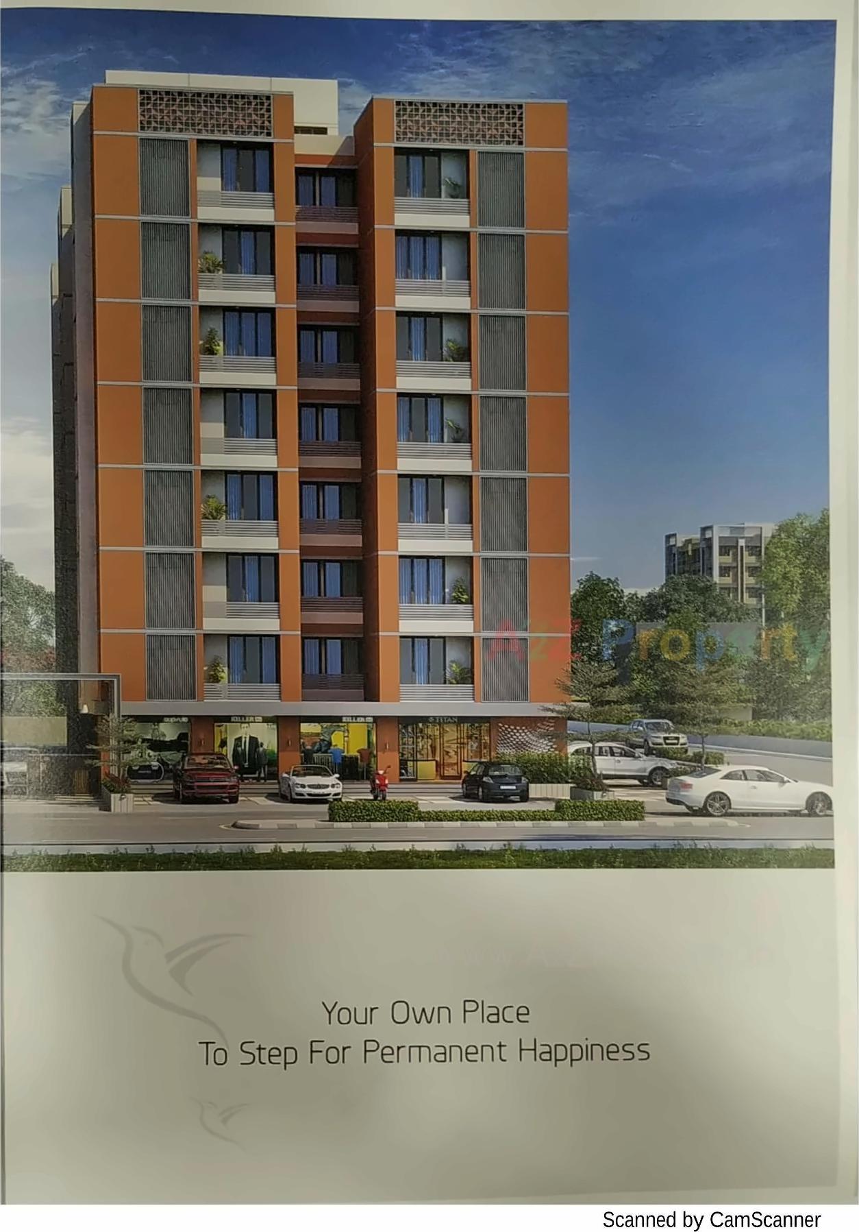 3D Elevation of real estate project Paradise located at Ahmedabad, Ahmedabad, Gujarat