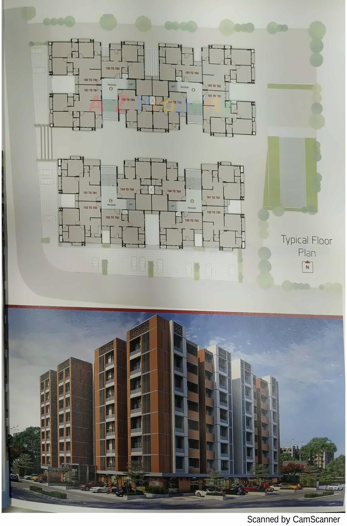 Layout of real estate project Paradise located at Ahmedabad, Ahmedabad, Gujarat