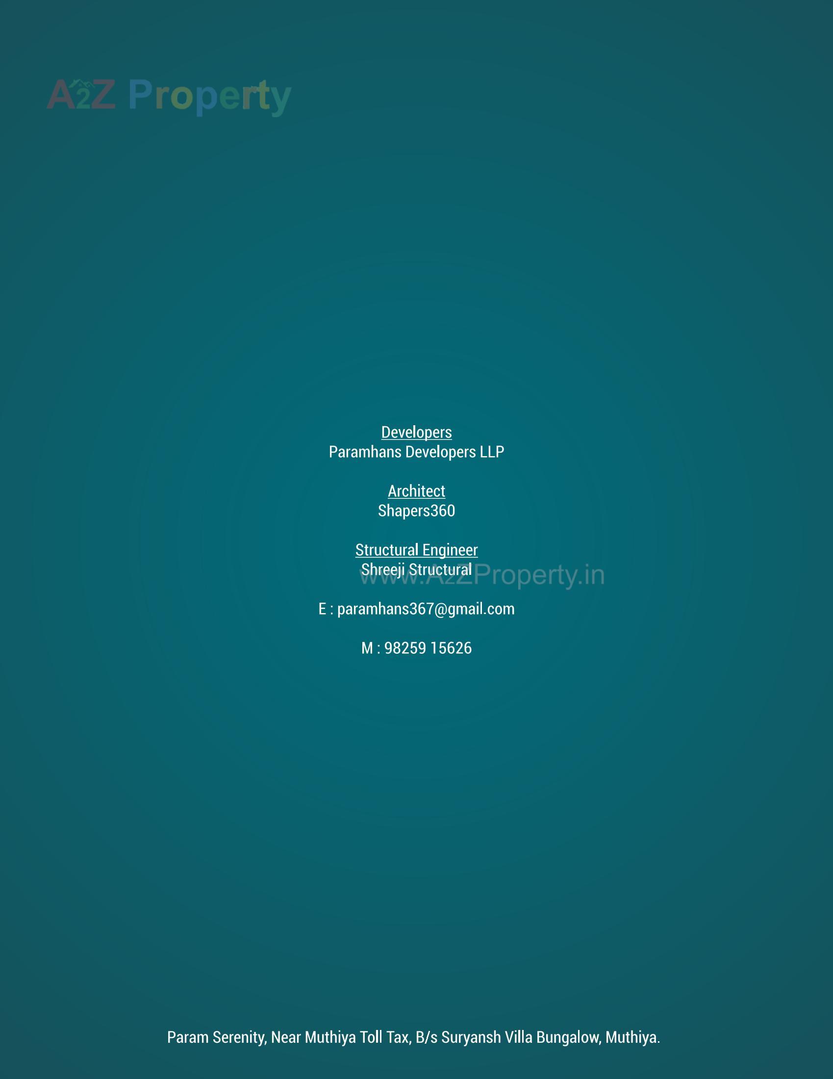  of real estate project Param Serenity located at Muthiya, Ahmedabad, Gujarat