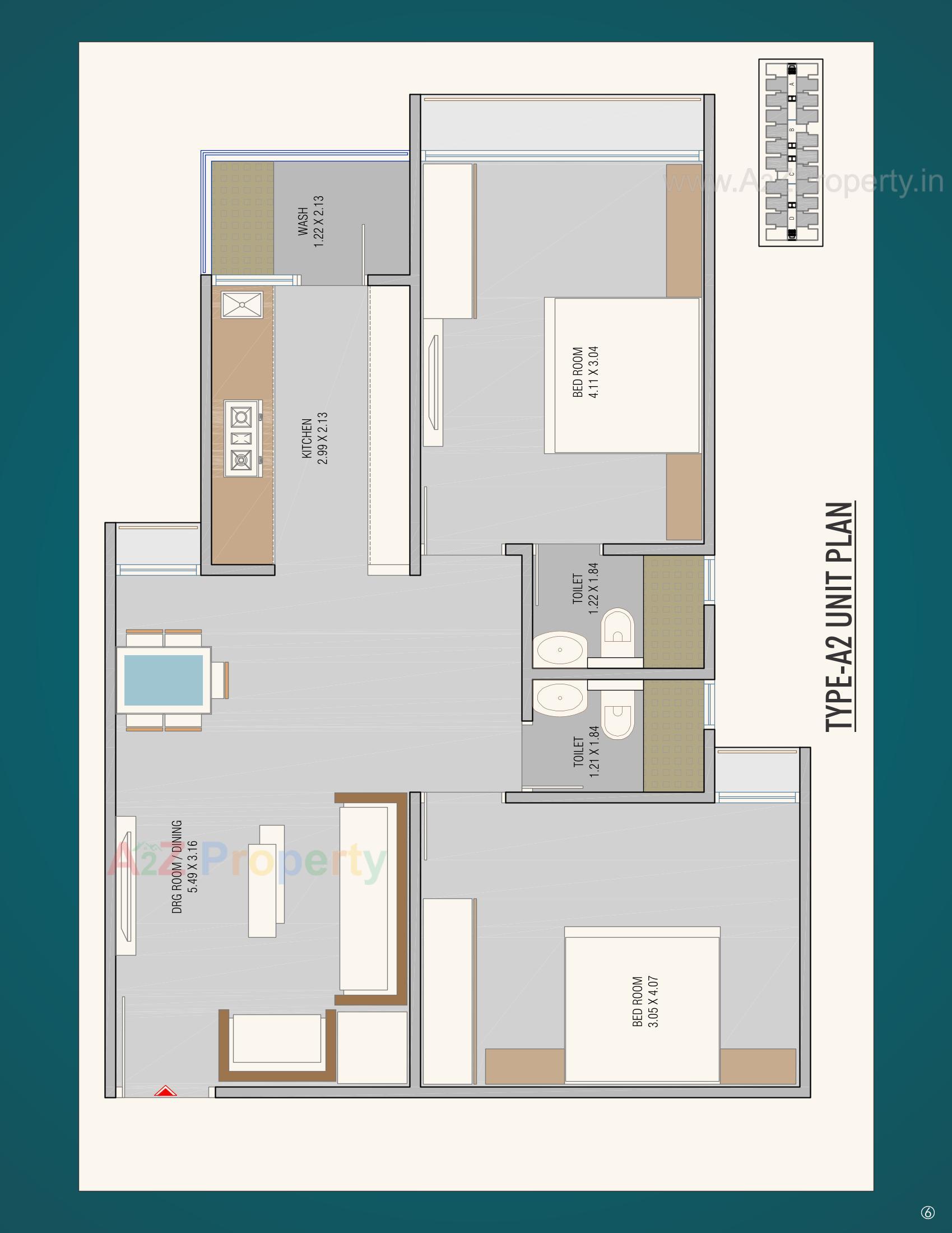 Layout of real estate project Param Serenity located at Muthiya, Ahmedabad, Gujarat