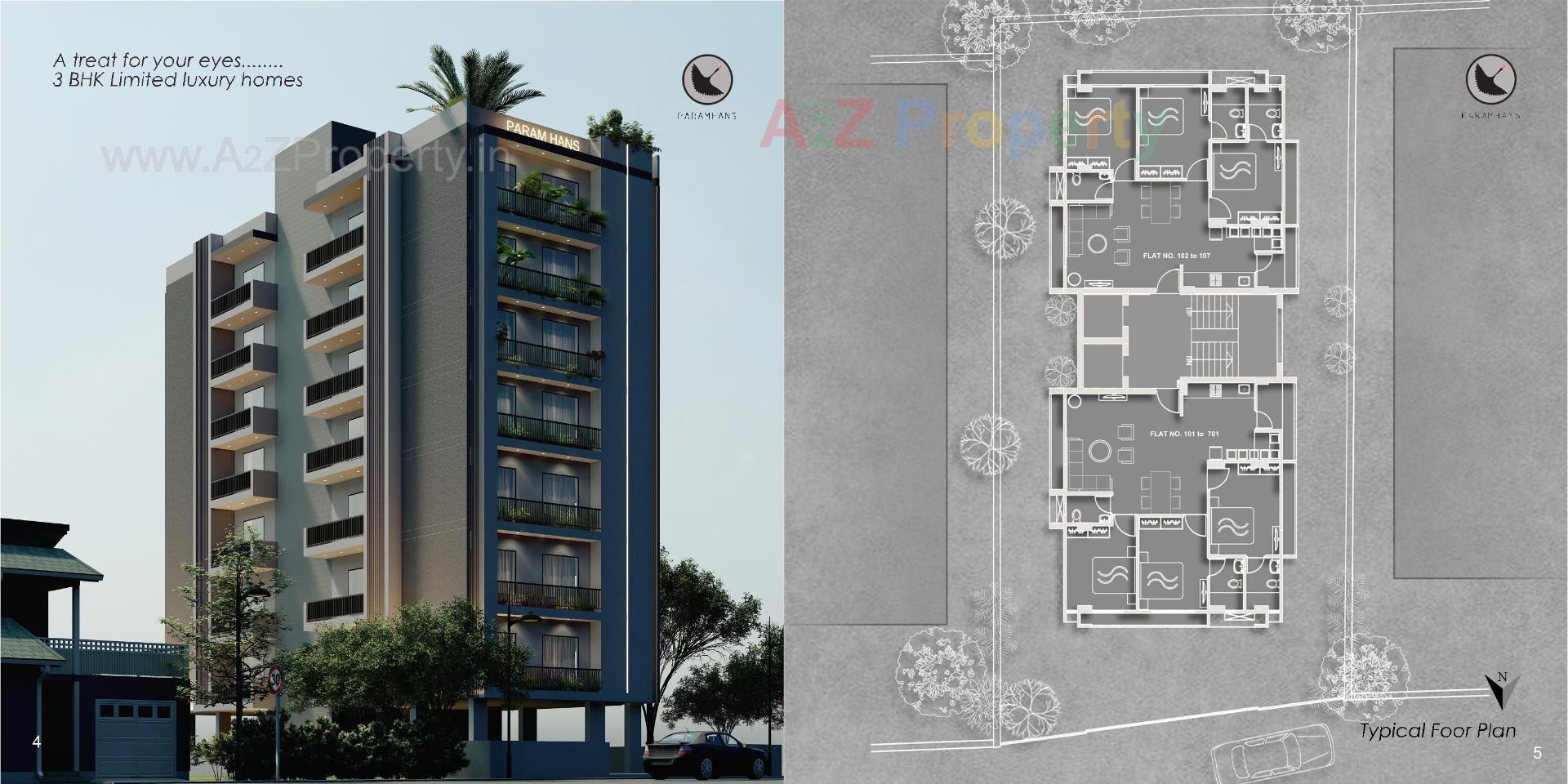  of real estate project Paramhans Appartment located at Vastrapur, Ahmedabad, Gujarat