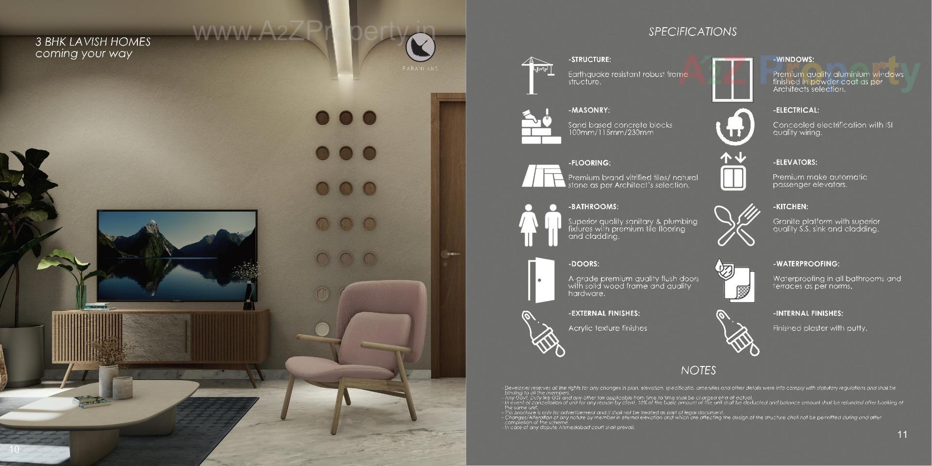  of real estate project Paramhans Appartment located at Vastrapur, Ahmedabad, Gujarat