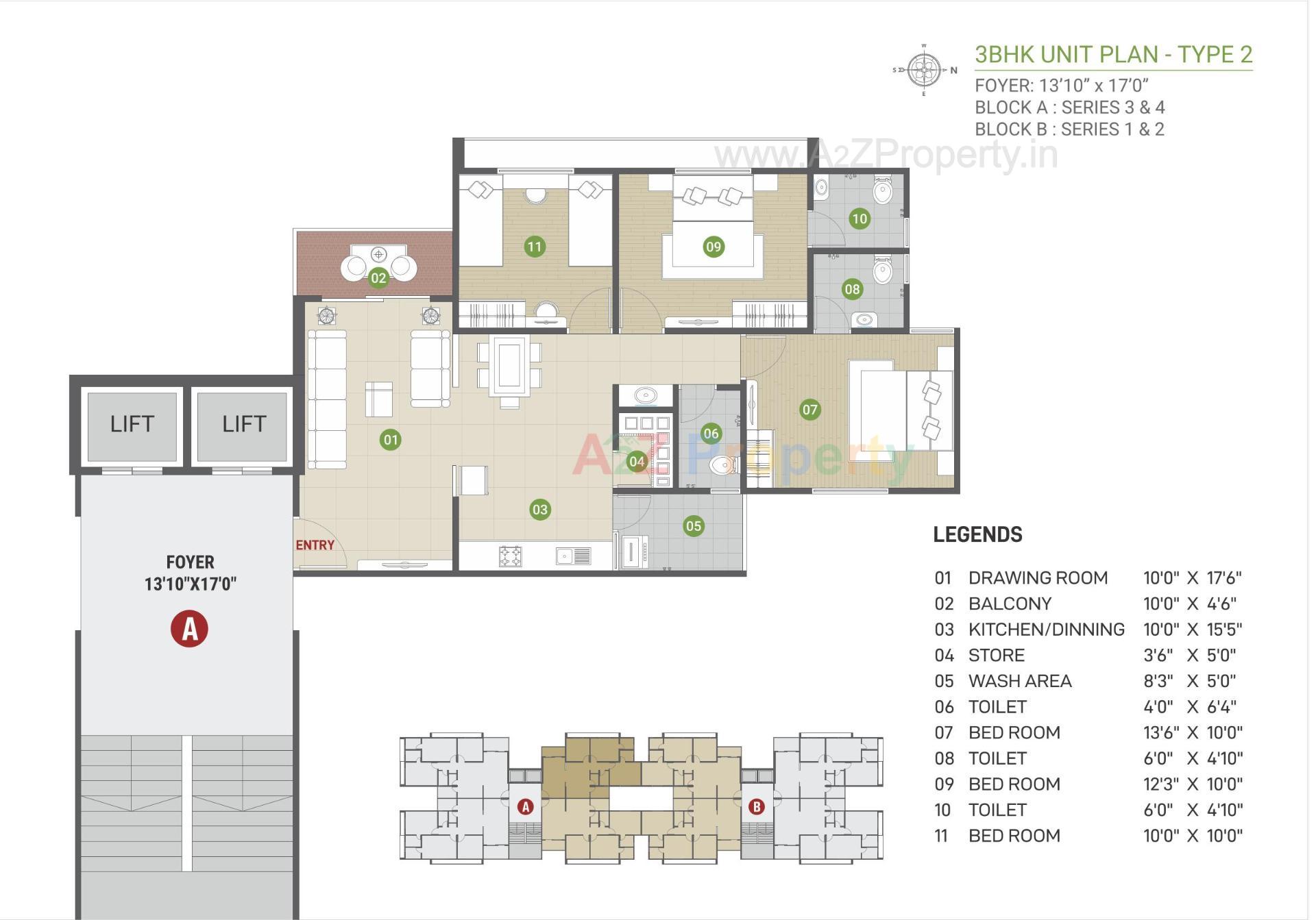Layout of real estate project Parijat Residency located at Chiloda, Ahmedabad, Gujarat