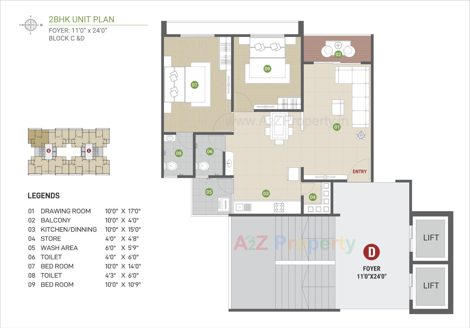 Layout of real estate project Parijat Residency located at Chiloda, Ahmedabad, Gujarat