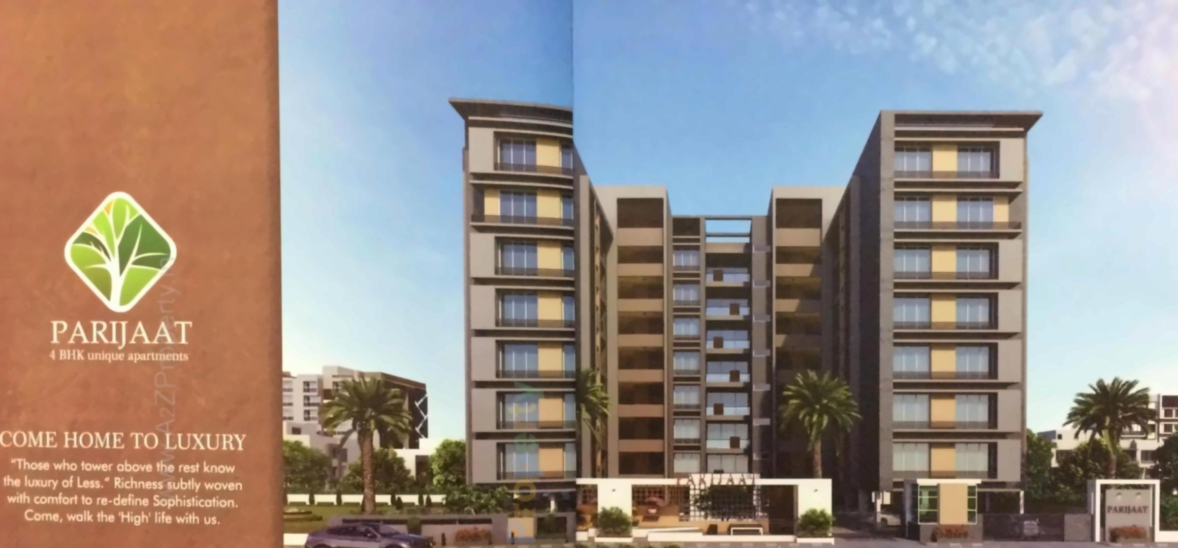 3D Elevation of real estate project Parijat located at City, Ahmedabad, Gujarat