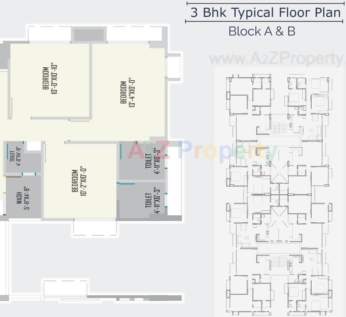 Layout of real estate project Parimal Elegance located at Naroda, Ahmedabad, Gujarat