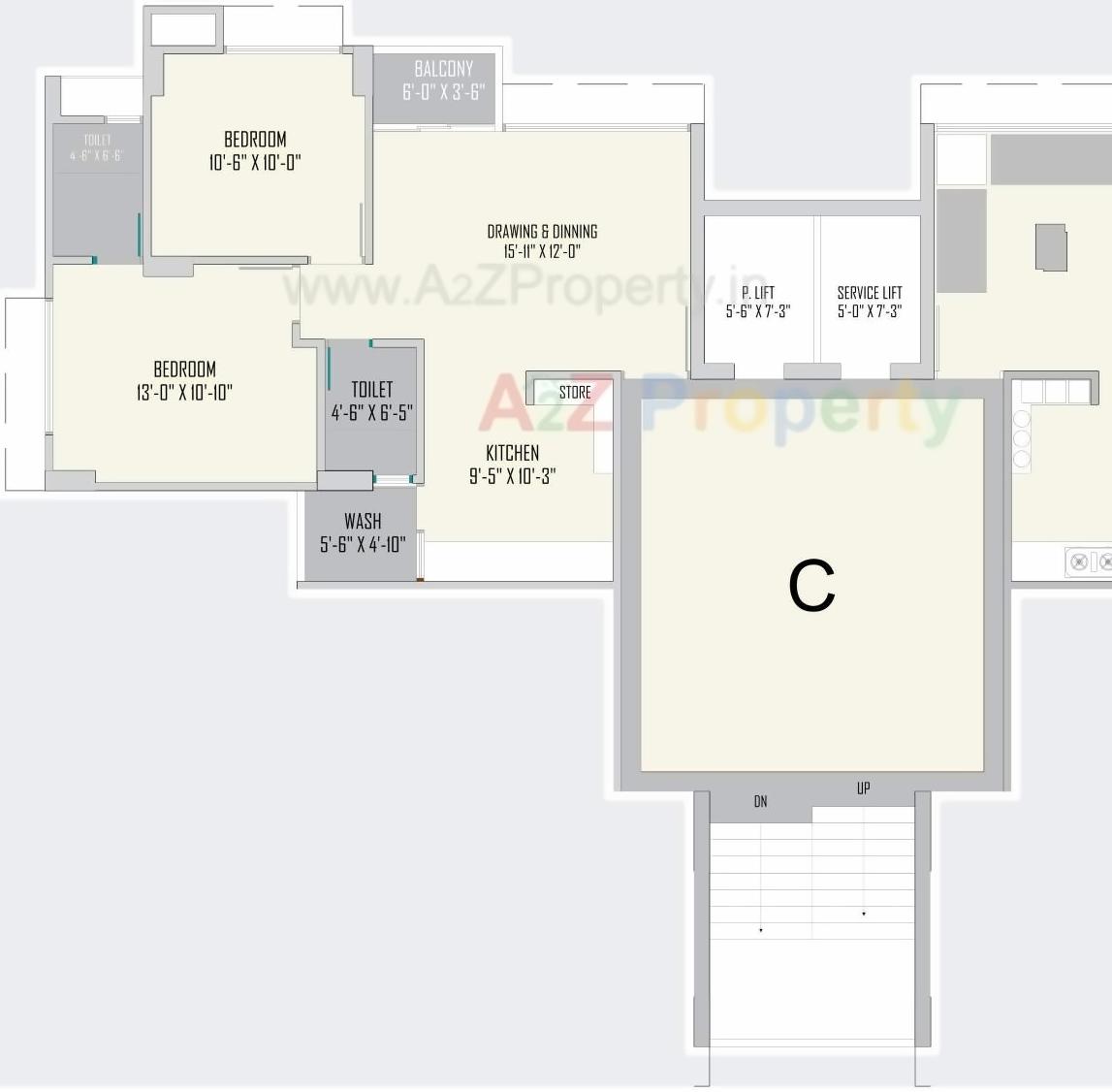 Layout of real estate project Parimal Elegance located at Naroda, Ahmedabad, Gujarat