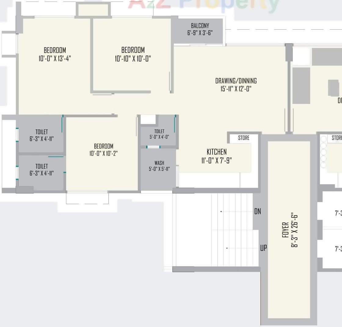 Layout of real estate project Parimal Elegance located at Naroda, Ahmedabad, Gujarat