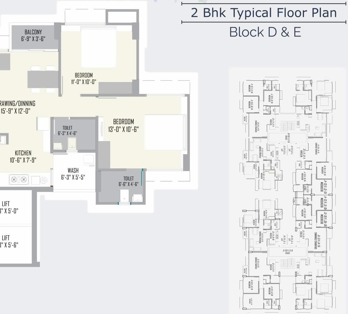 Layout of real estate project Parimal Elegance located at Naroda, Ahmedabad, Gujarat