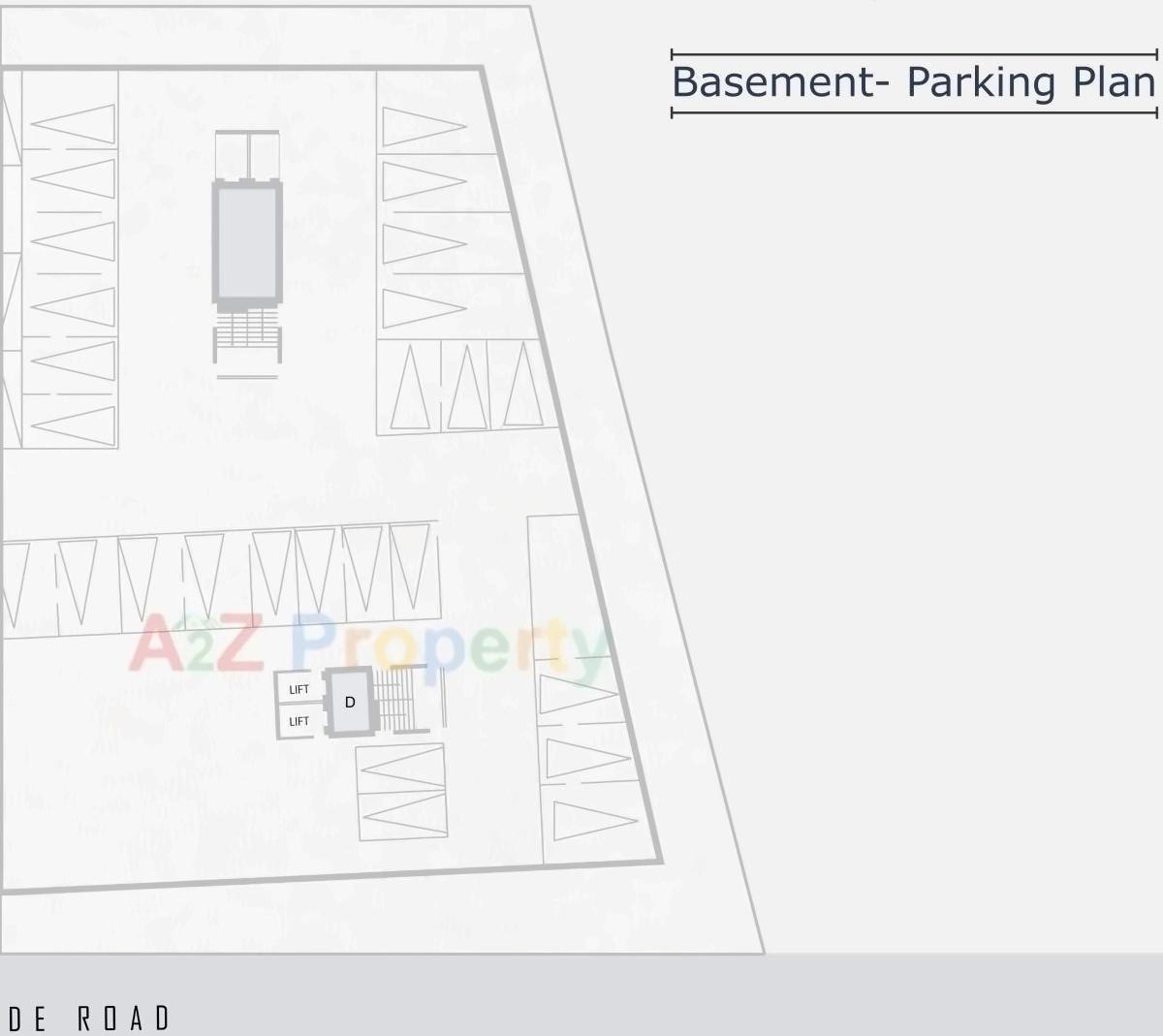 Layout of real estate project Parimal Elegance located at Naroda, Ahmedabad, Gujarat