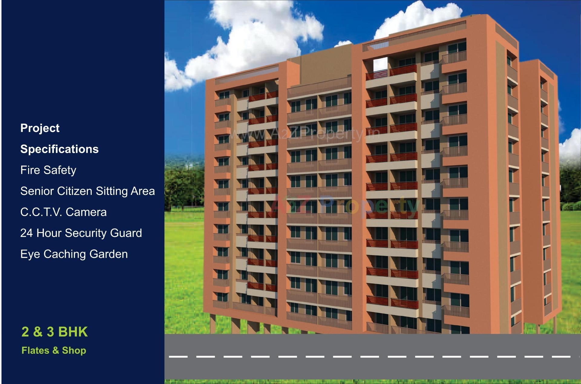 3D Elevation of real estate project Parimal Empire located at Naroda, Ahmedabad, Gujarat